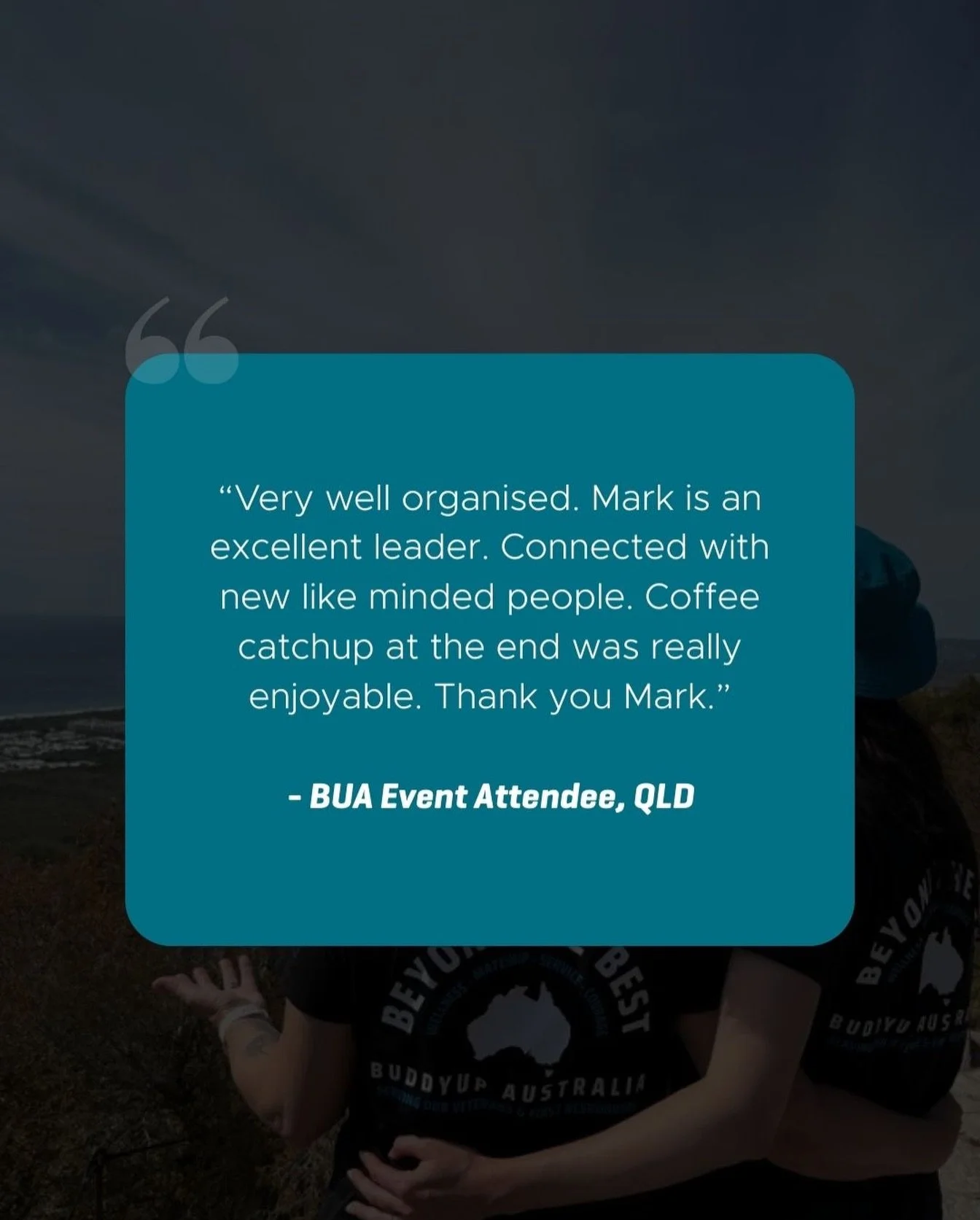 Providing open and safe spaces for connection is what we aim to do 💪

Feedback informs our service delivery and helps us improve for our members so don&rsquo;t hold back&hellip; send us your feedback today!

#adf #firstresponders #events #support #c