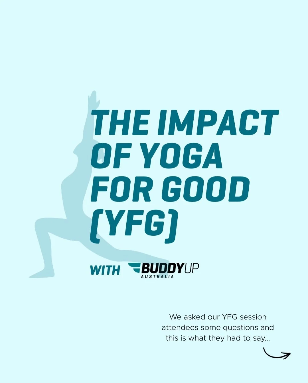 Thanks to the @yogaforgoodfoundation grant, we&rsquo;ve been able to run multiple yoga sessions across the country and the results have been powerful 🙌

By asking participants to check in before and after each session, we have been able to measure r