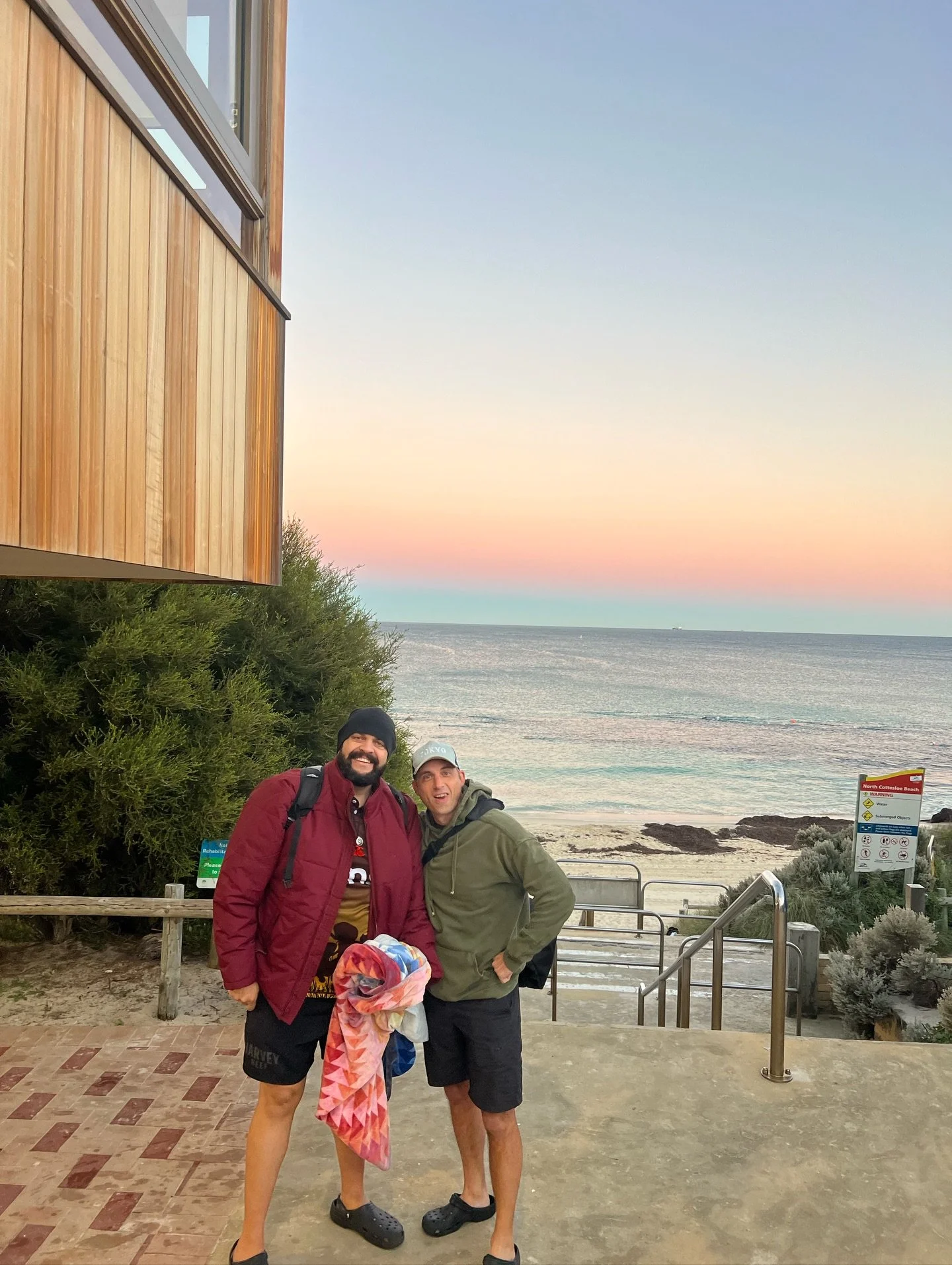 The temperature is dropping but Team WA won&rsquo;t be giving up their ocean dips any time soon!

Every fortnight. 
Dip. Coffee. Chat. 

+ complimentary dog pats 

#adf #firstresponders #events #community #support