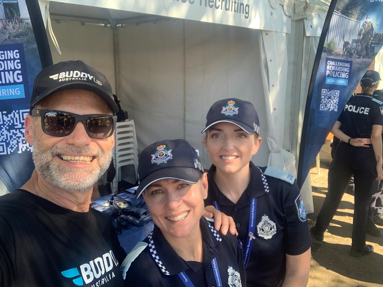 Buddy Up Event Leader Mark and Police