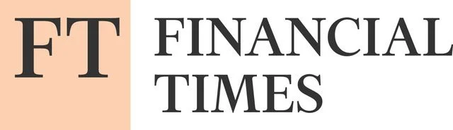The logo of the Financial Times, featuring the initials 'FT' in large black letters on a light peach background, with the words 'Financial Times' in black text to the right.