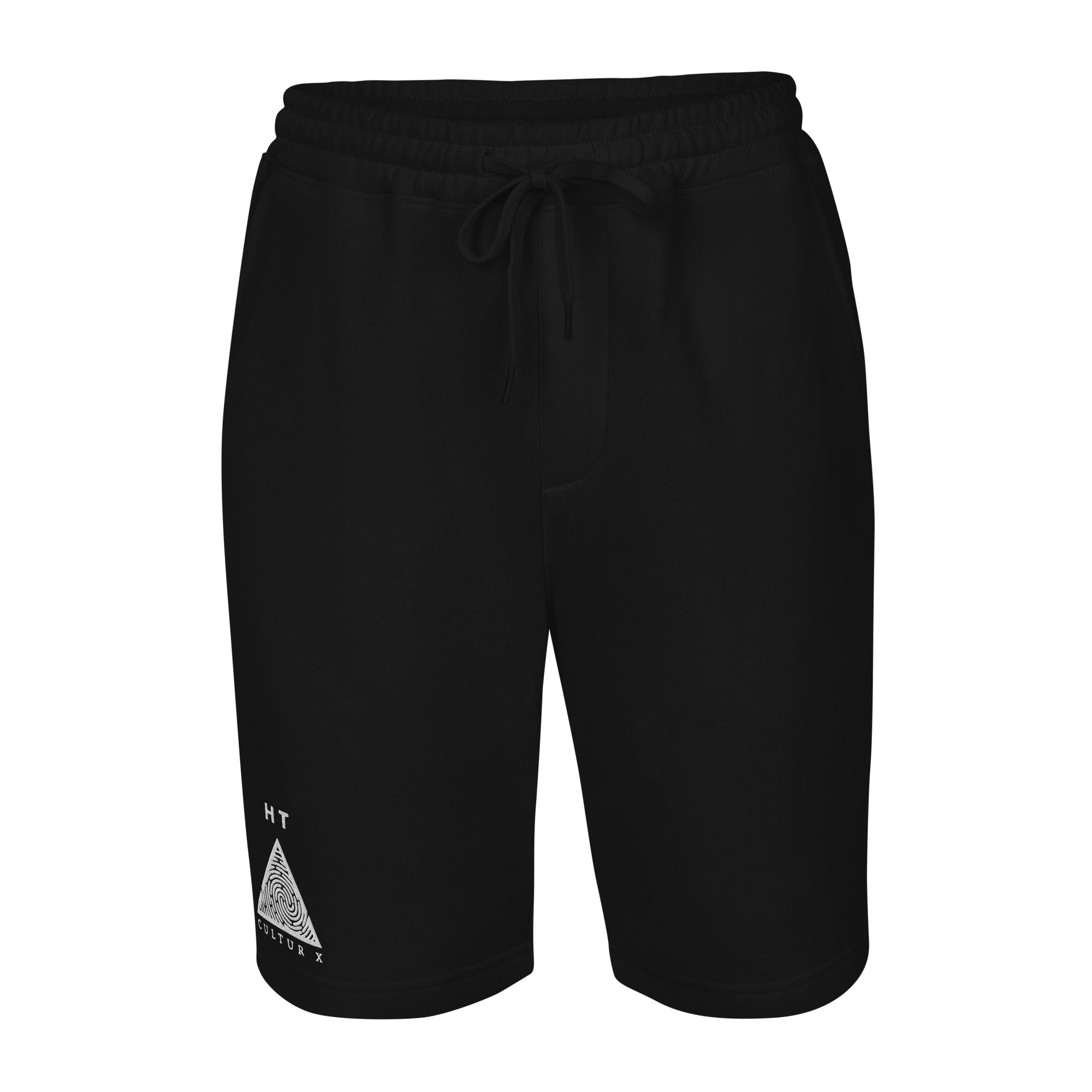 mens-fleece-shorts-black-front-645e8900ac620.png