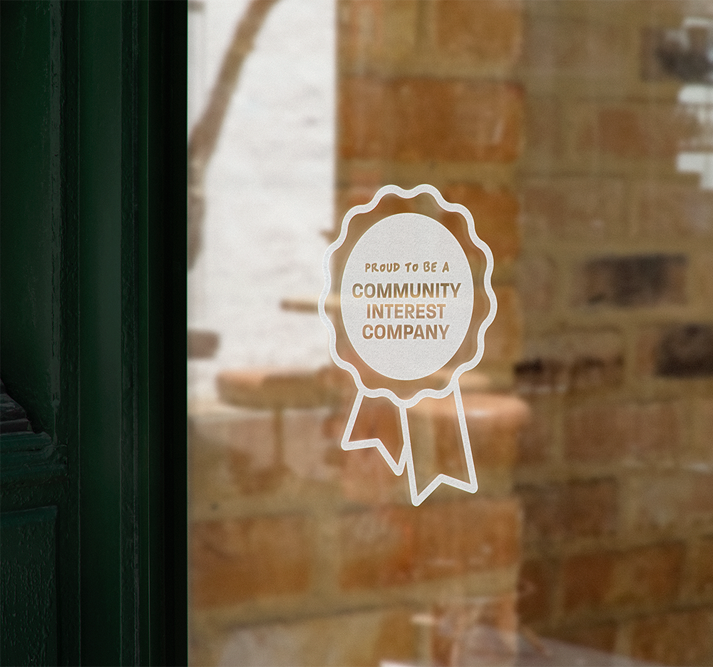 'PROUD TO BE A CIC ' WINDOW STICKER