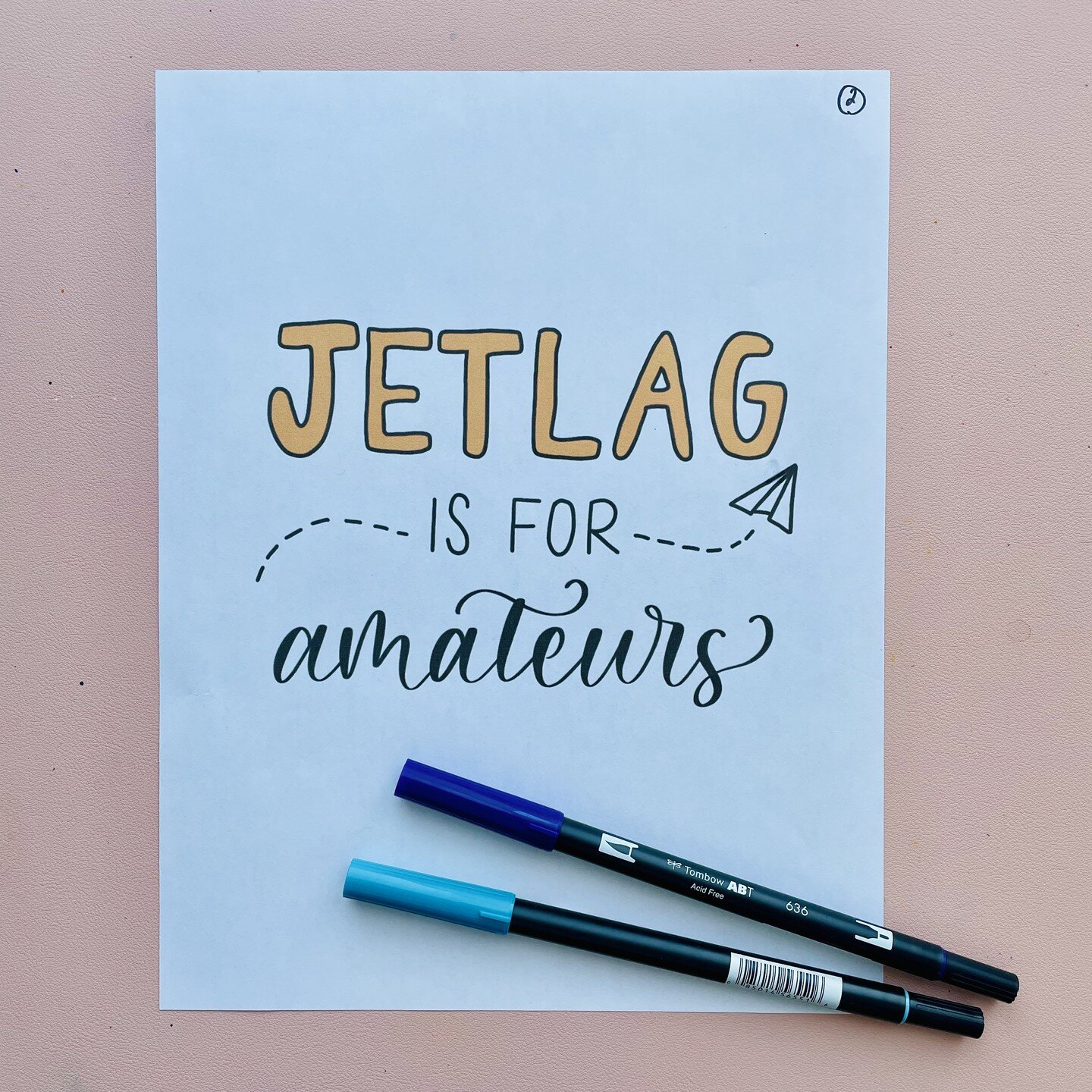 I hosted a hybrid hand lettering session for an adventure travel company ✈️ a few weeks ago. The team was in the office and I tuned in remotely. 💻

Since this was a travel-based company, I created custom travel-themed lettering samples for the works