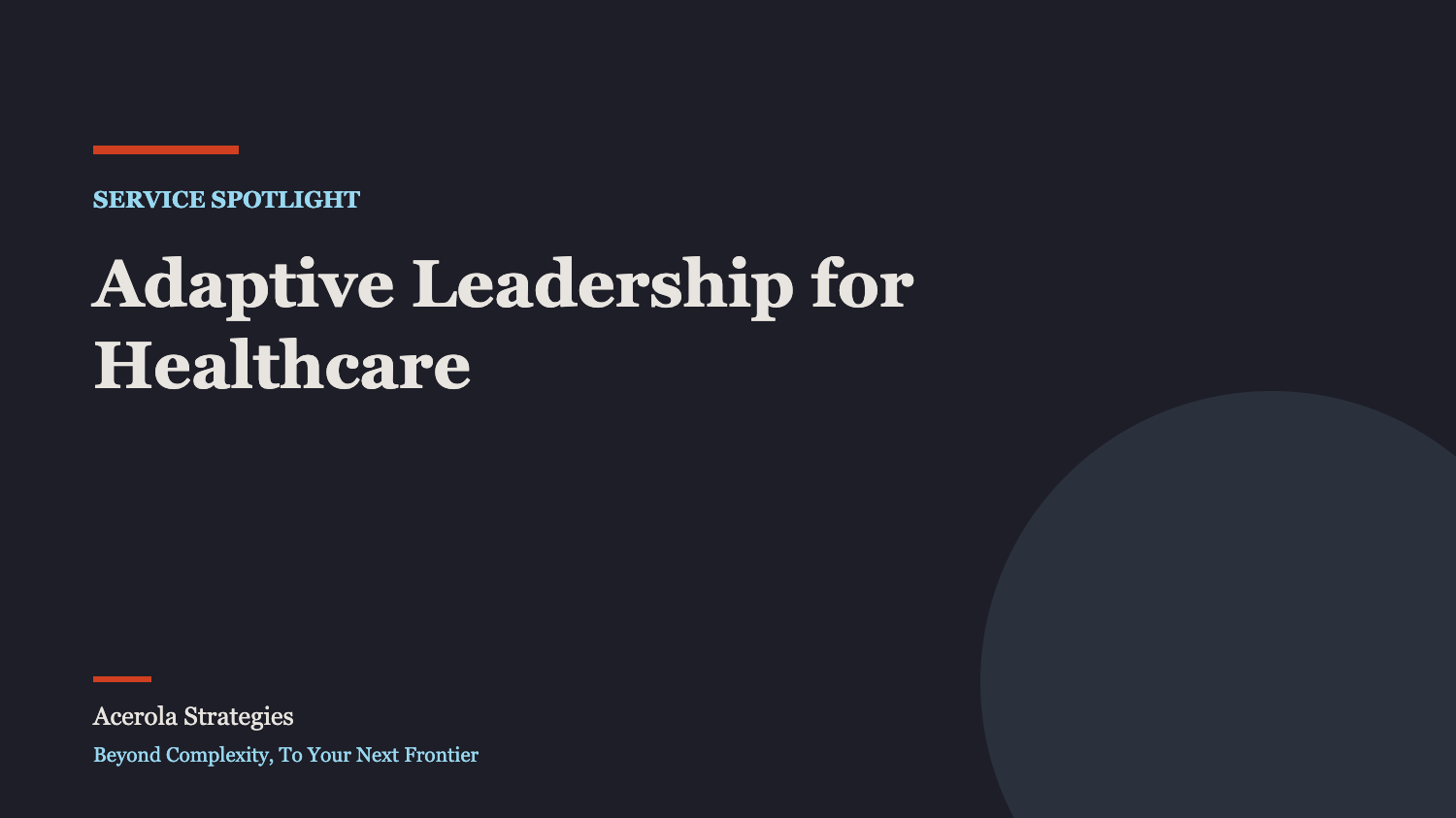 Adaptive Leadership for Healthcare: Why Outside Training Underperforms — and What We Do Instead
