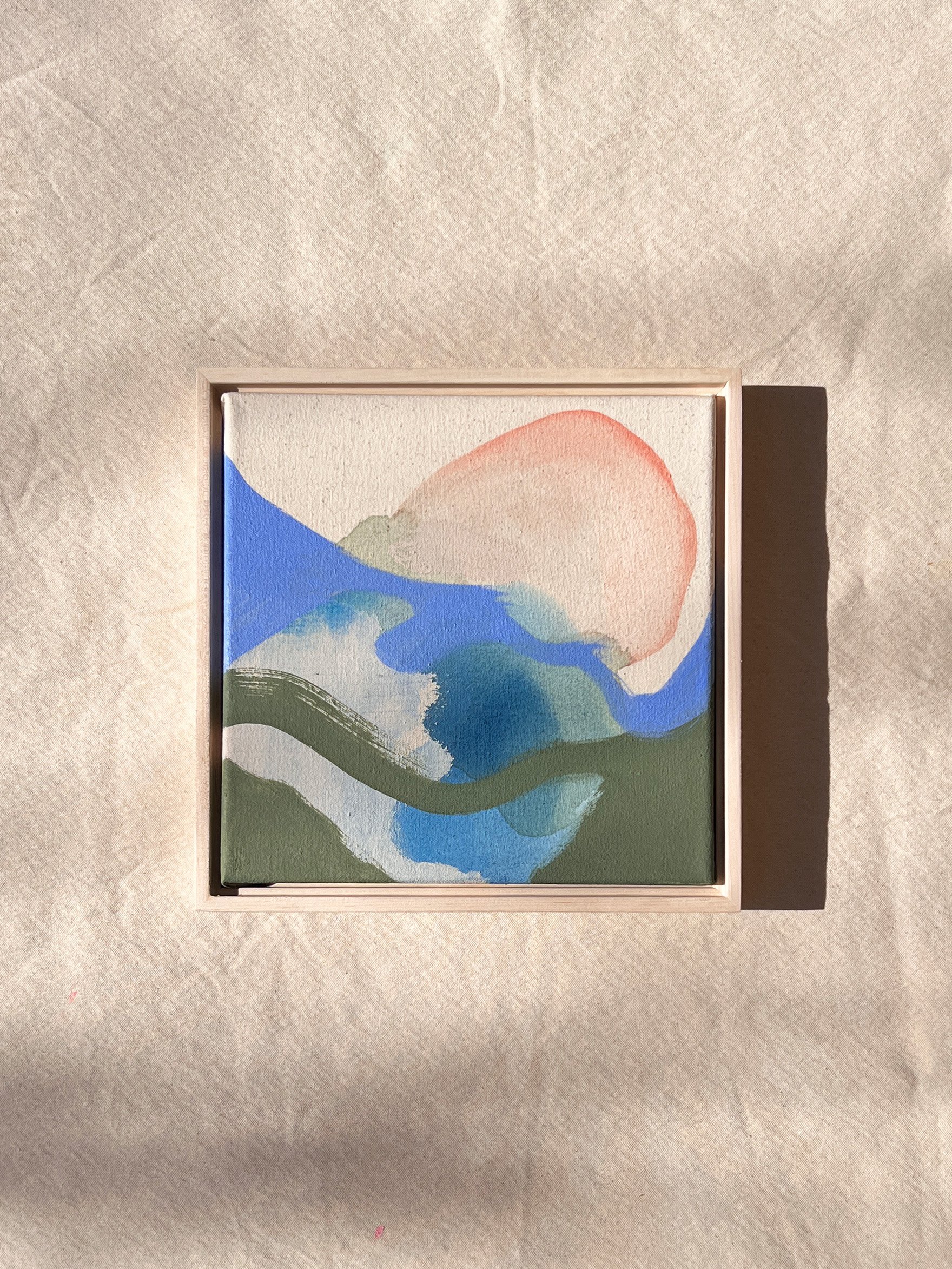 Rose with a View Framed on Canvas.jpg