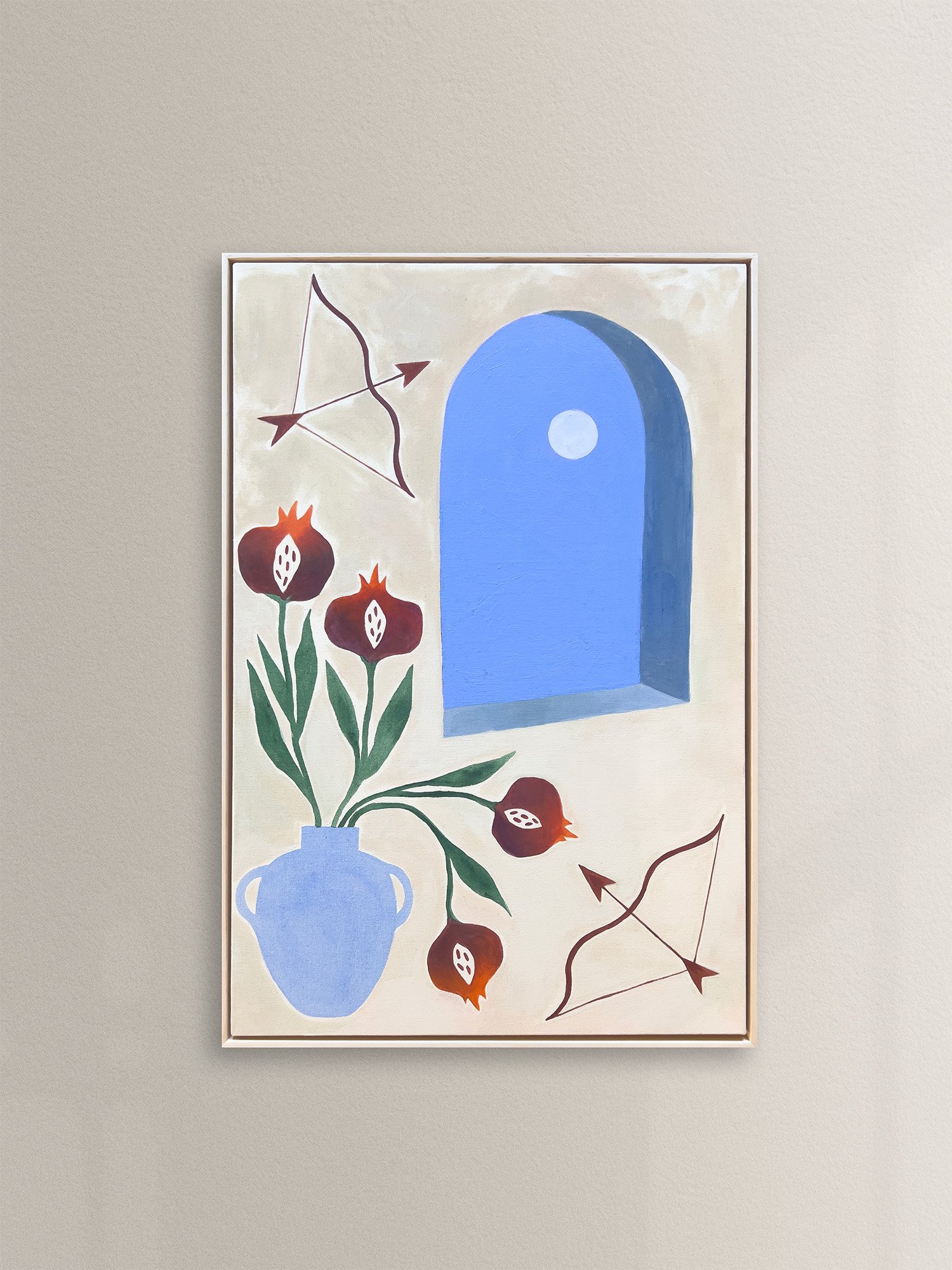 Sagittarius Painting framed on wall.jpg