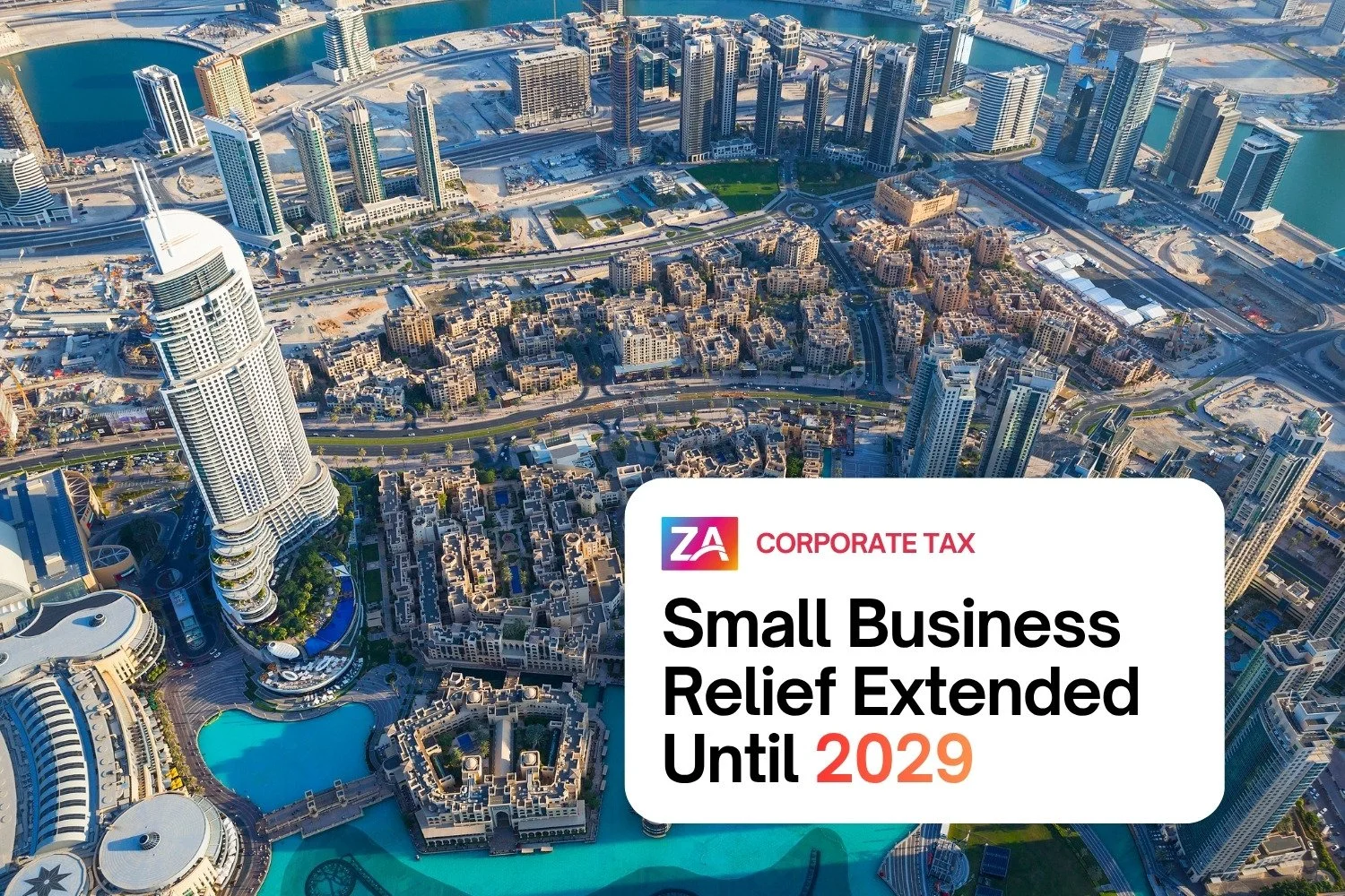Small Business Relief Extended Until 2029