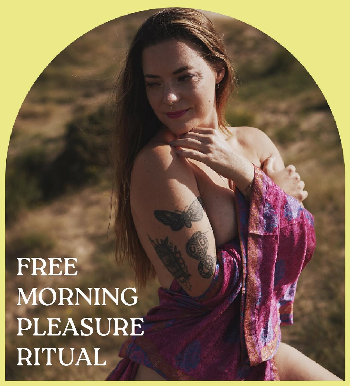Here is my free 15 minute Morning Pleasure Ritual for you. You can use this ritual as a daily practice to connect more with your body, to give yourself loving attention and start your day with pleasure. This will nourish your body and calm your nervo