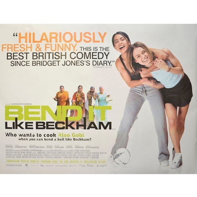 🎬 COMMUNITY CINEMA:⁣
SATURDAY 4th MAY
16:00 - 19:00 (Link in bio👆) &lrm;️&zwj;
.
&lsquo;BEND IT LIKE BECKHAM&rsquo; 
A film by Gurinder Chadha. (1hr 52mins, 2002) 12
Screening &amp; Discussion
.
Football? Queer subtext? Follow football fanatic Jess