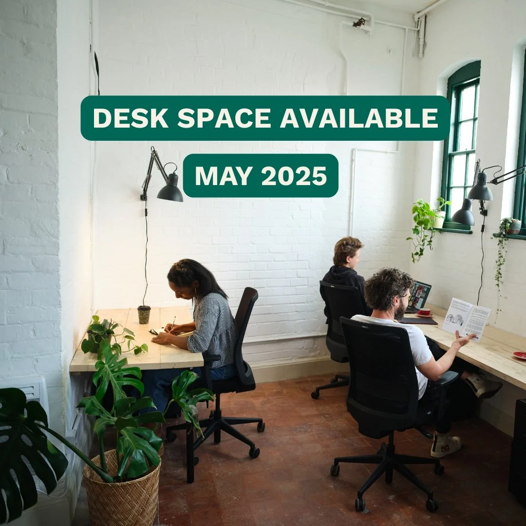 **📰EXCITING NEWS📰**
.
It doesn't happen very often but Good Shepherd Studios has 1 desk space opportunity coming up this May 2025!
.
Click on the links in our bio to find out more and register your interest by 8PM TUESDAY 6TH MAY 2025 [Previous dea