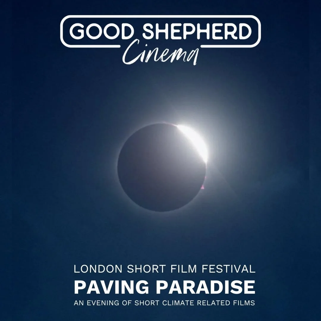 LONDON SHORT FILM FESTIVAL 
@ GOOD SHEPHERD COMMUNITY CINEMA
.
PAVING PARADISE
Thursday 29th January / 19:30
(Ticket link in bio)
.
- River Kidsssss, dir. Chih-Teng Chang, Taiwan 2024
- Notes From Planet Three, dir. Simon Ellis, UK 2025
- On Hannah F