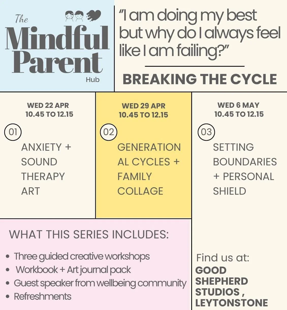 Breaking the Cycle Mindful Parenting Workshop Series 
