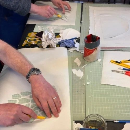 SCREEN PRINTING ONTO PAPER TASTER WORKSHOP