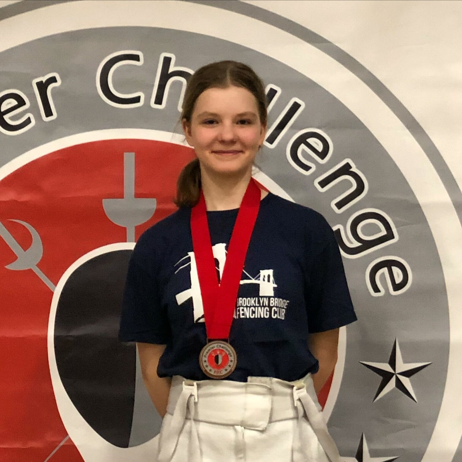 Congratulations to Ana for winning the bronze medal at the Premier Challenge in Cadet Women&rsquo;s Foil! Your hard work was reflected in a fantastic performance. We&rsquo;re so proud of your achievement! Keep fighting! 🥉🤺 

#fencing #foil #cadet #