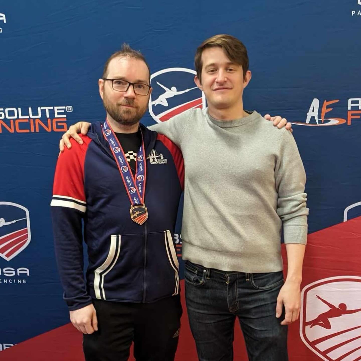 Congratulations to Michael on his impressive 6th place finish in the Vet 40 Men&rsquo;s Foil! A fantastic return to competing after an injury - with Coach Andrew by his side. Way to go, Michael! 

@usafencing @brooklynbridgefencing #Fencing #fencer #