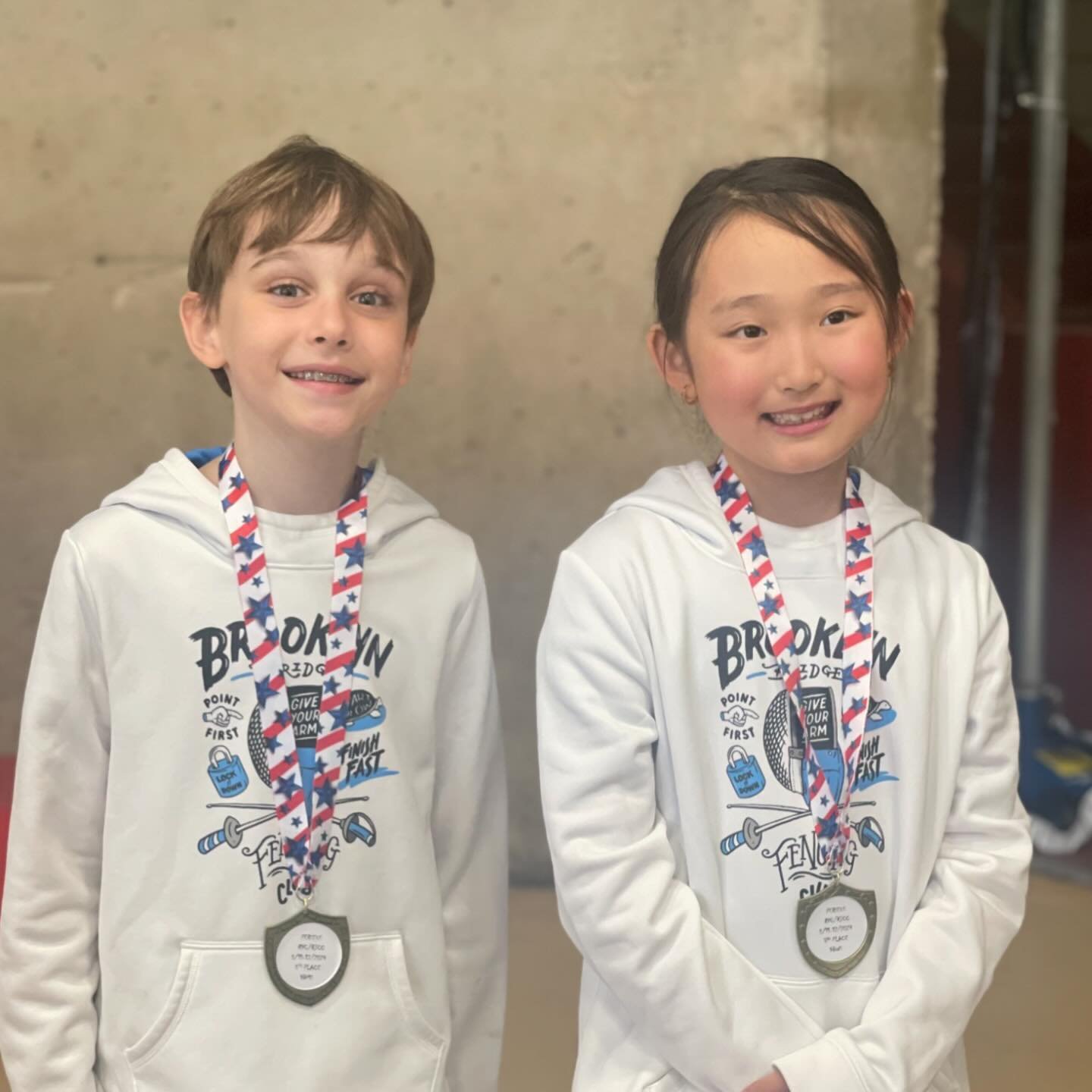 Congratulations to our fencers today at the Perseus RYC in Suffern, NY! Annika placed 3rd in Y12 Women&rsquo;s Foil. March finished 5th in Y8 Men&rsquo;s Saber, and Kady claimed 3rd place in Y8 Women&rsquo;s Saber. Well done to all Brooklyn Bridge Fe