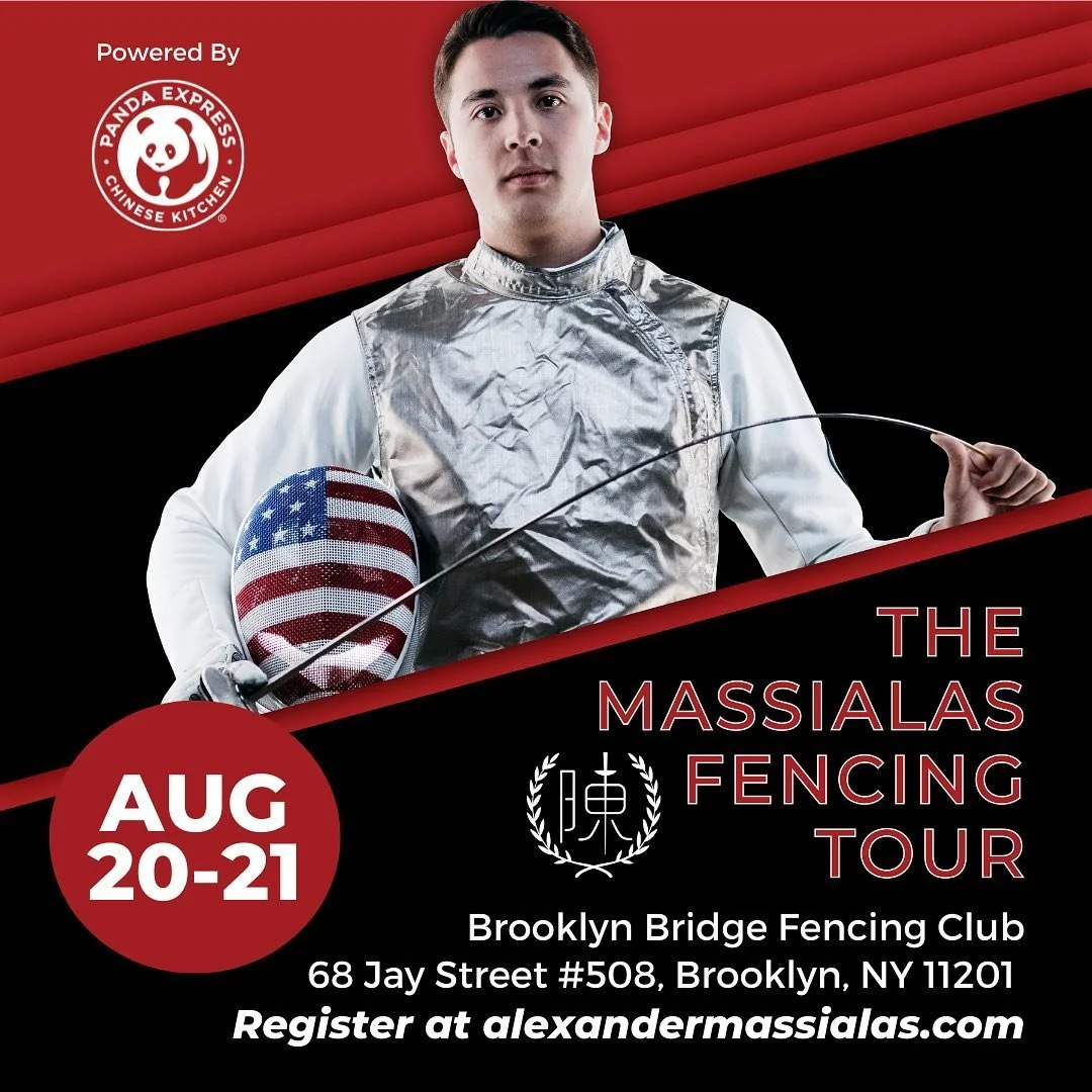 Alexander Massialas Fencing Tour Poster