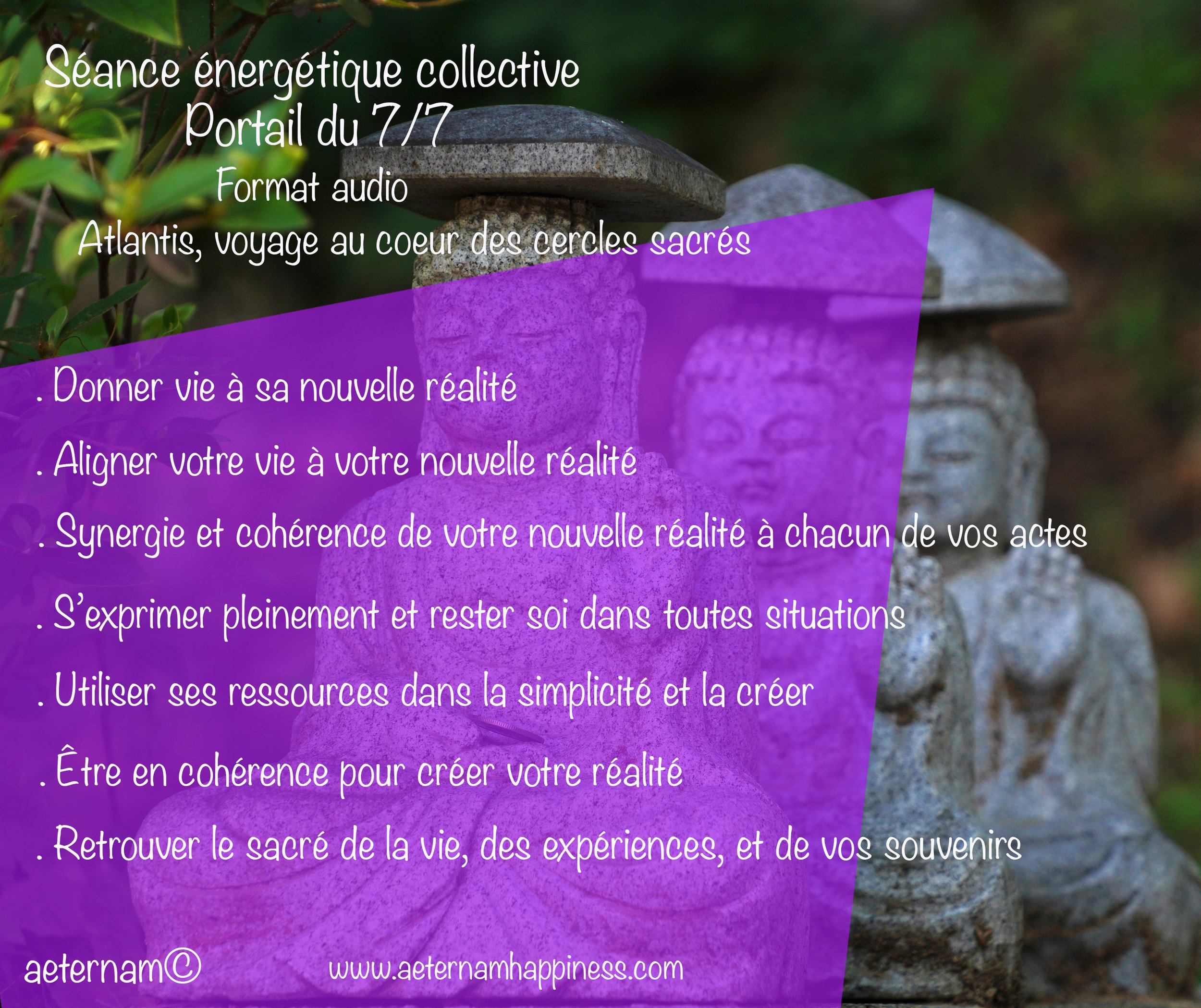 Audio séance collective portail du 7/7 : Aligner votre vie à votre nouvelle réalité