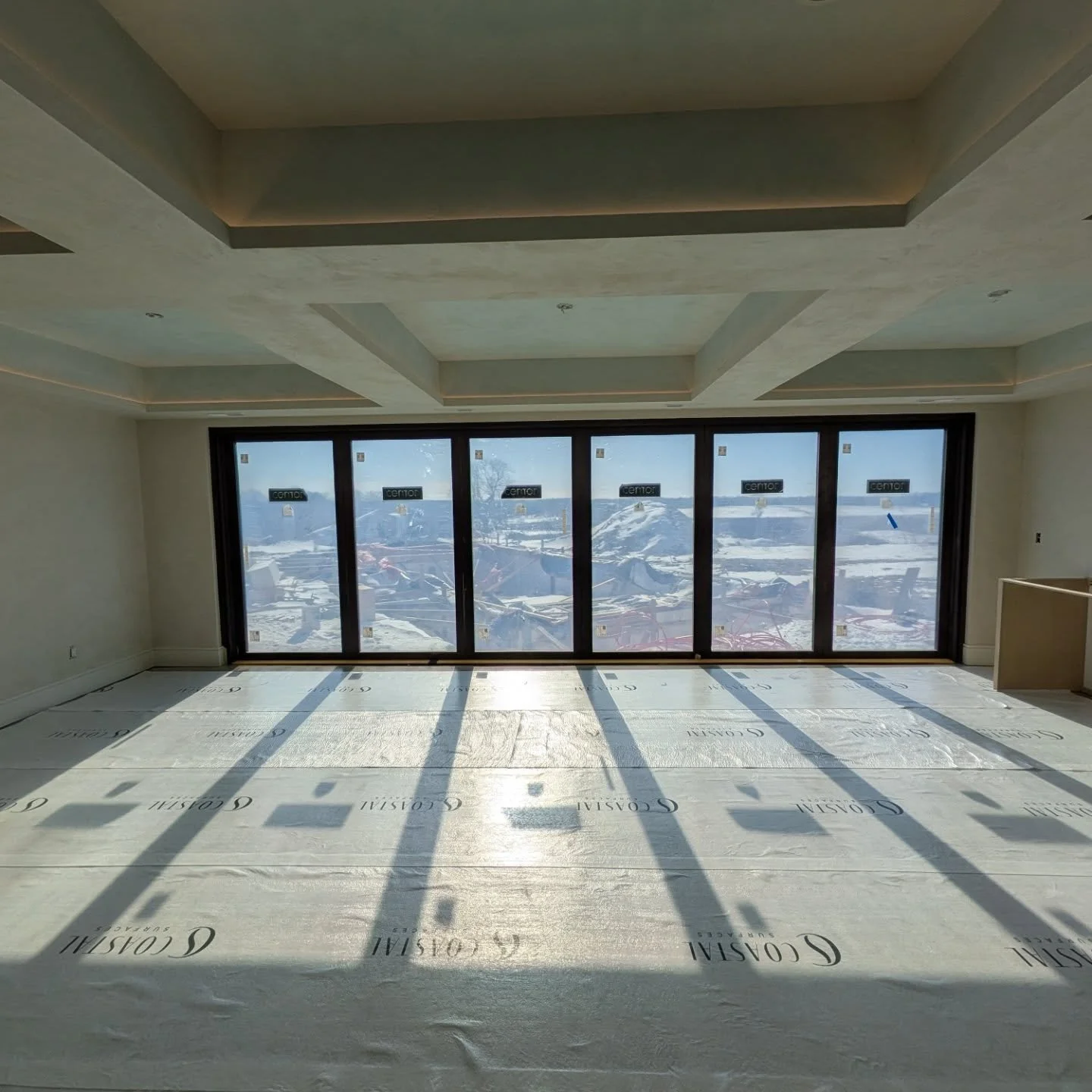 The pool at Project 149 is dug and poured waiting for warmer days to be finished and this 23' door can finally be opened!!!

@centor_usa 
@ascentbuildwi 

#poolside #swimmingpool #customhomes #architecture