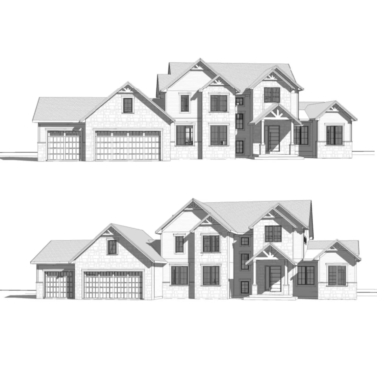 New home we are designing in partnership with @jjcustomhomesllc!!

#customhomes #homedesign #home #architecture #newhouse