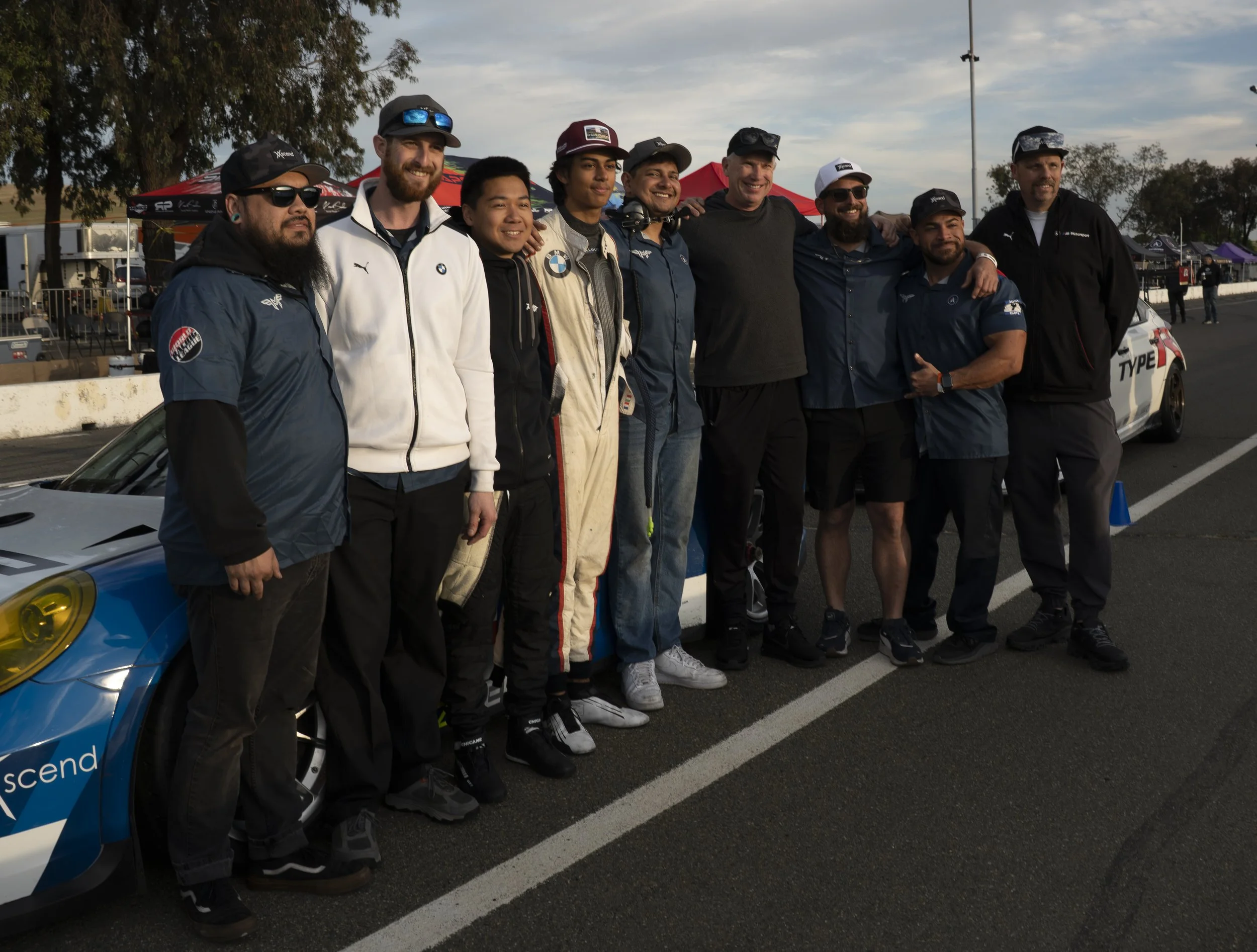 Almonte Motorsports Team Prior to the WRL ThunderHill race