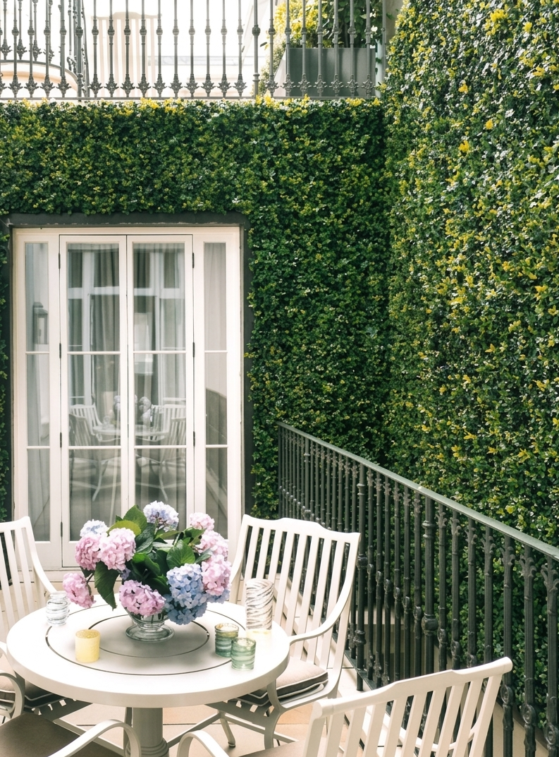 Considered outdoor space with lightwell