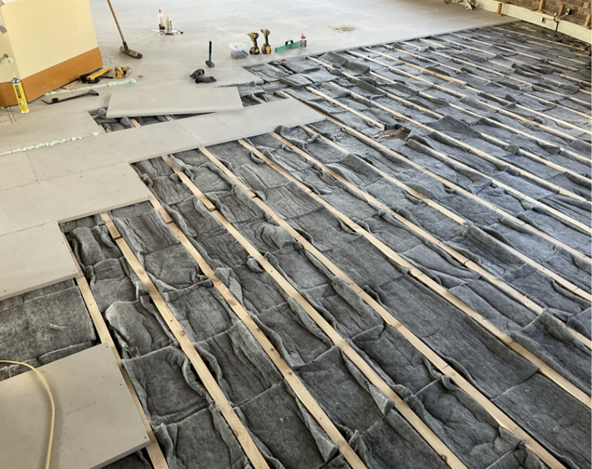 Soundproofing installation