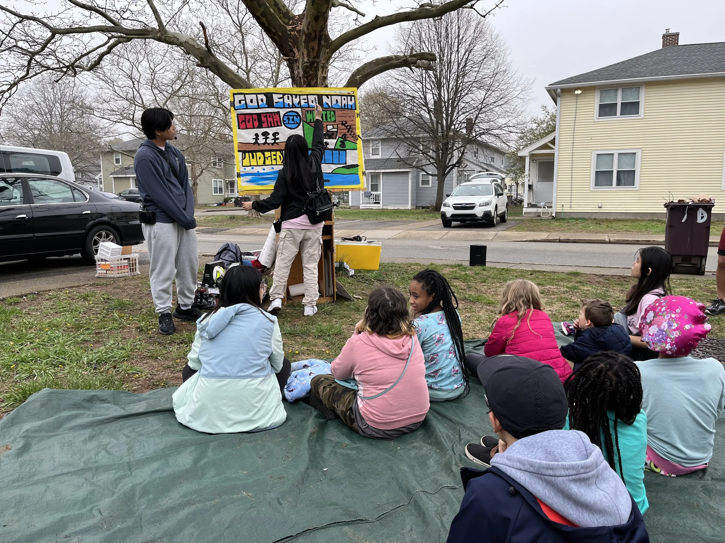 Day 2 - Sharing the Gospel with neighbourhood children
