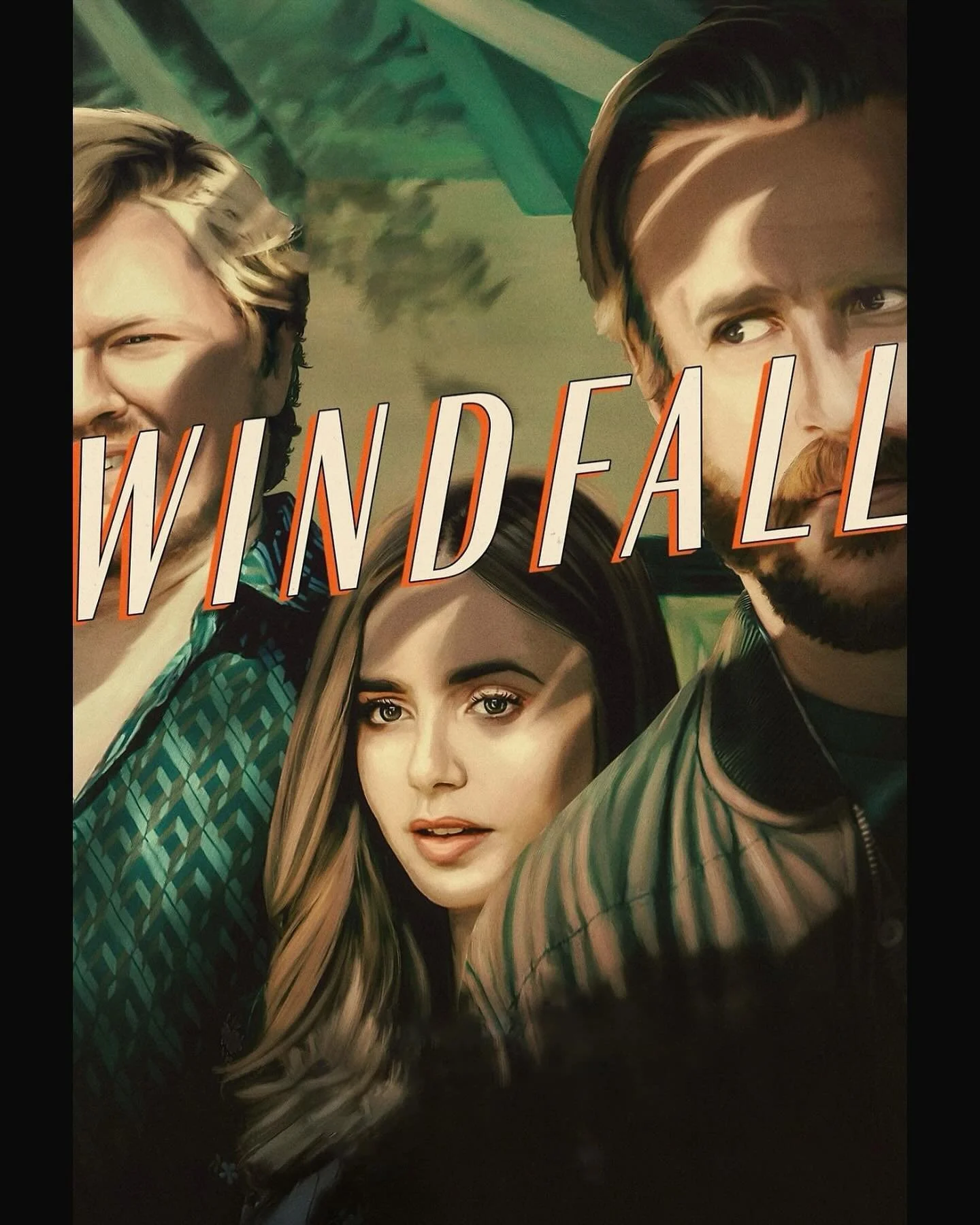 Every kidnap is a compromise. 
A man breaks into a tech billionaire’s empty vacation home, but things go sideways when the arrogant mogul and his wife arrive for a last-minute getaway.
Windfall is a 2022 American crime thriller film directed