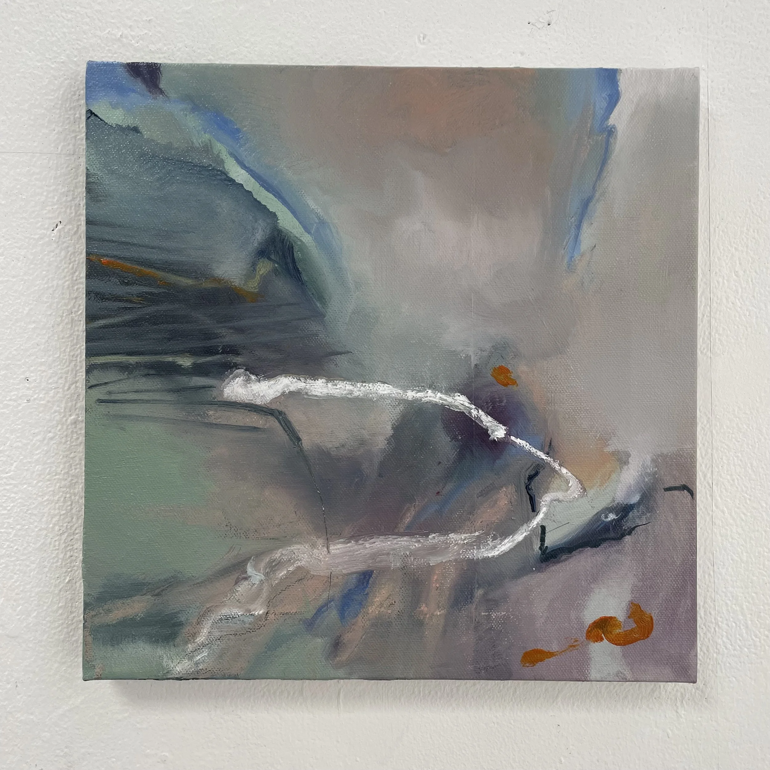 Up on the hill 1, oil on canvas, 30x30cm