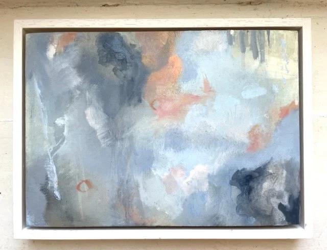 Mnemosyne, oil on card 20x30cm framed