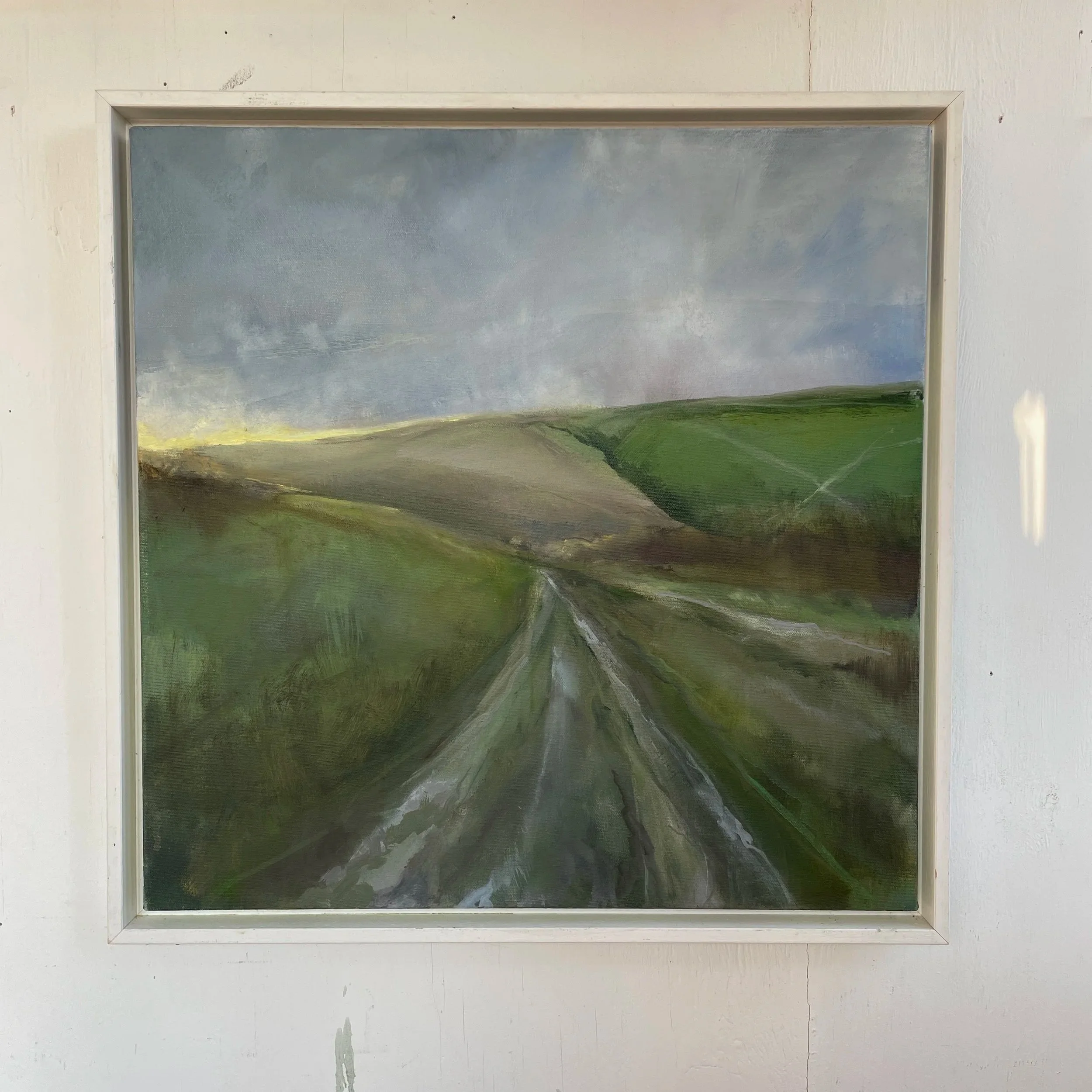 The bostal, oil on canvas framed, 50x50cm Was £750, sale price £350