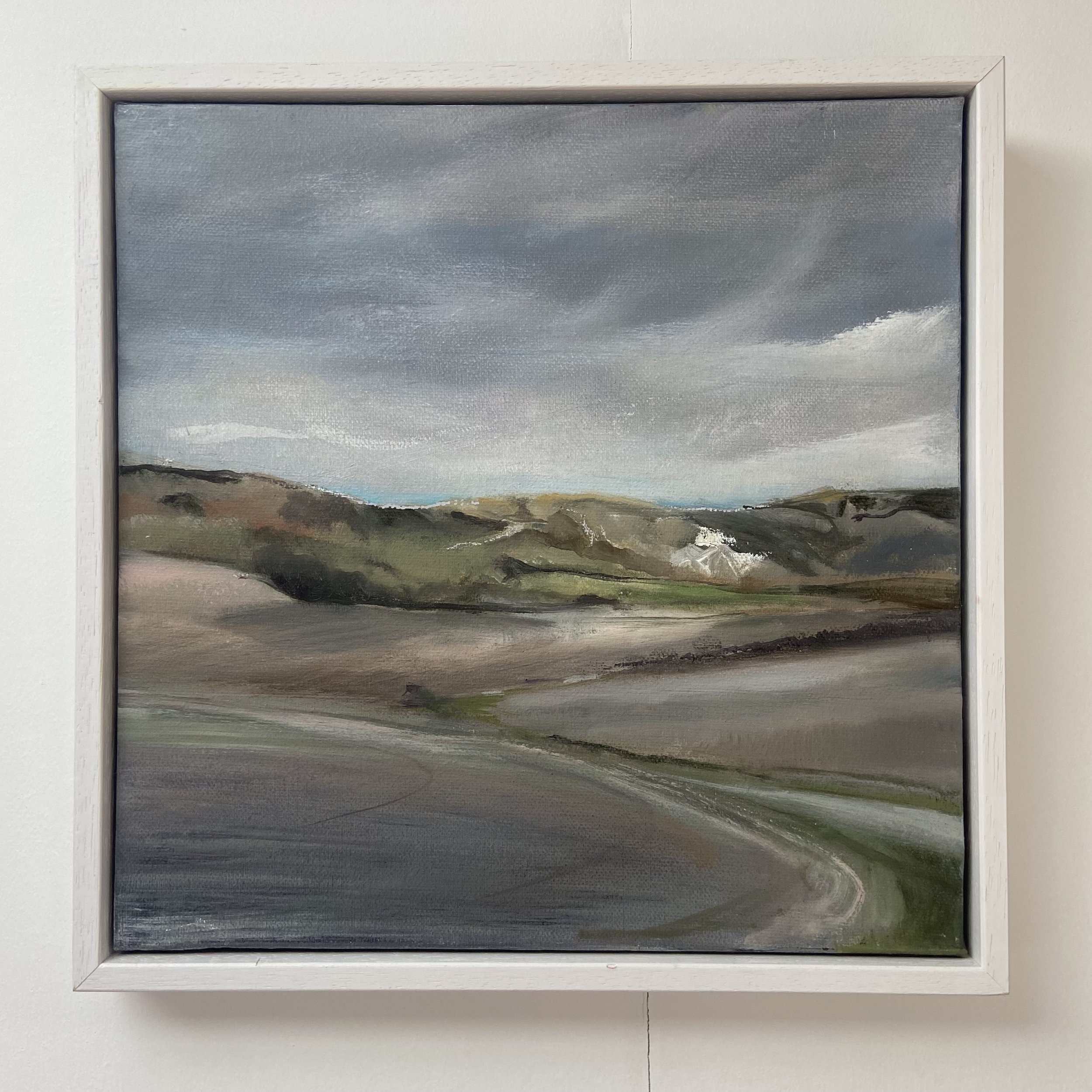 Bo peep quarry oil on canvas framed 30x30cm (was £300) now £140