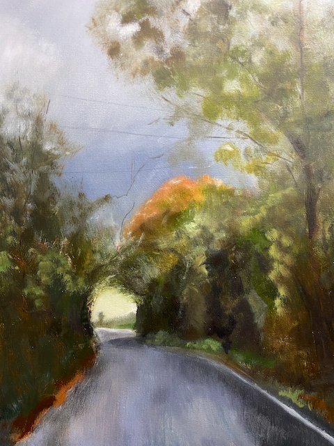 Tunnel oil on canvas 50x60cm unframed (was £700) now £400