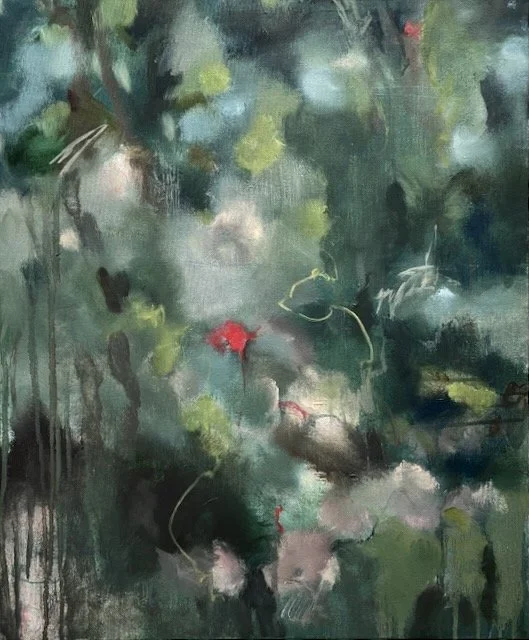 the Clearing, oil on canvas 50x60 framed