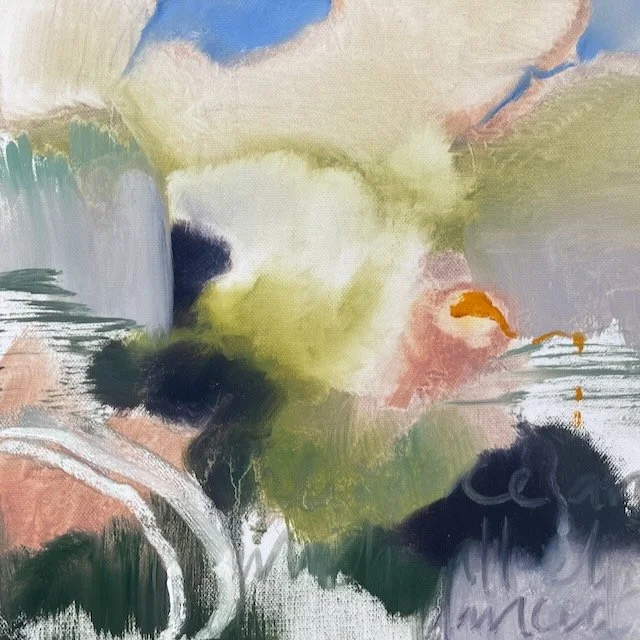 Up on the hill 5, oil on canvas, 30x30cm