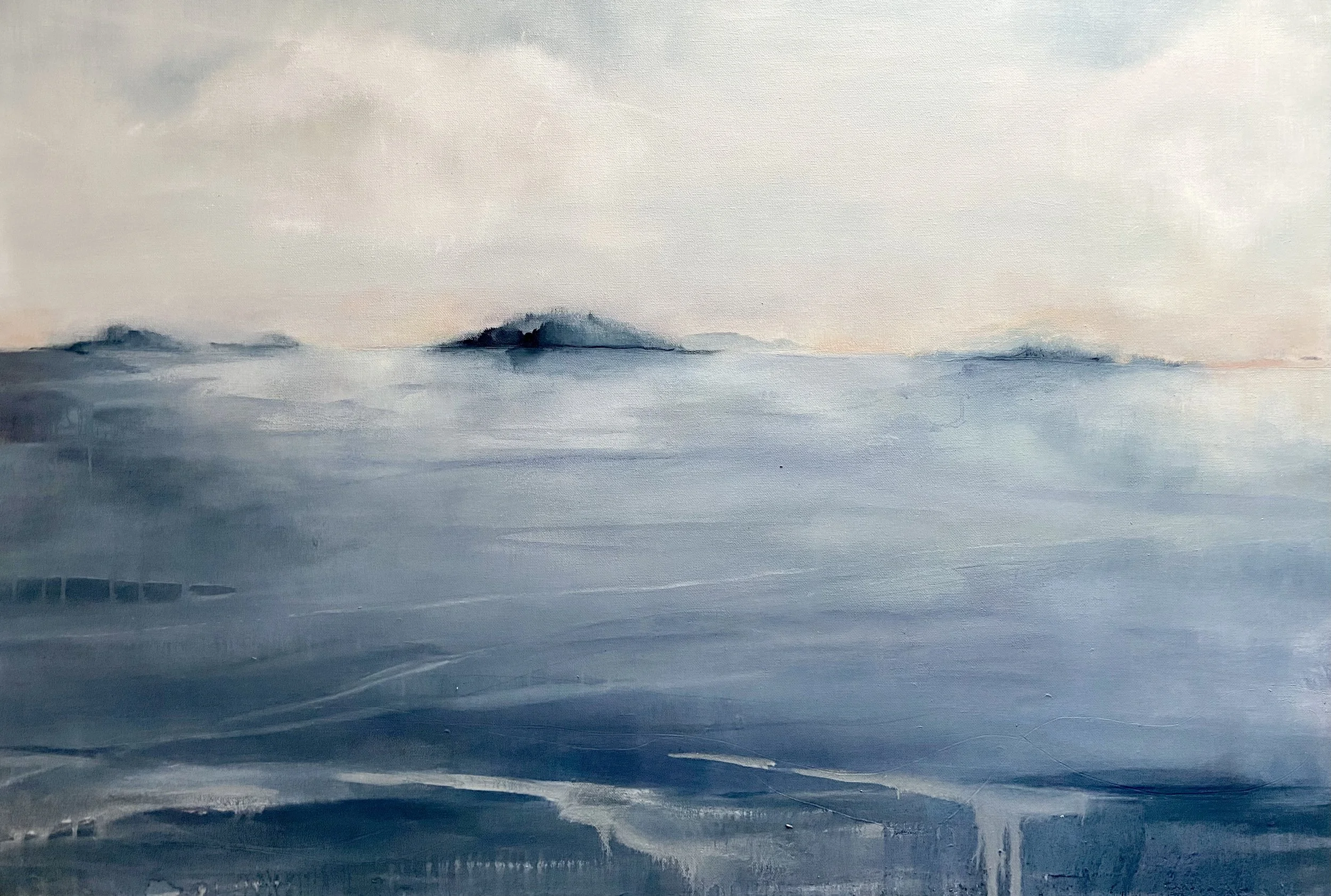 Archipelago V, oil on canvas 60x80cm (was £800 now £400)
