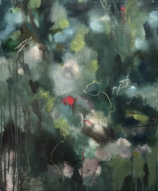 Red sweater, oil on canvas 50x60cm