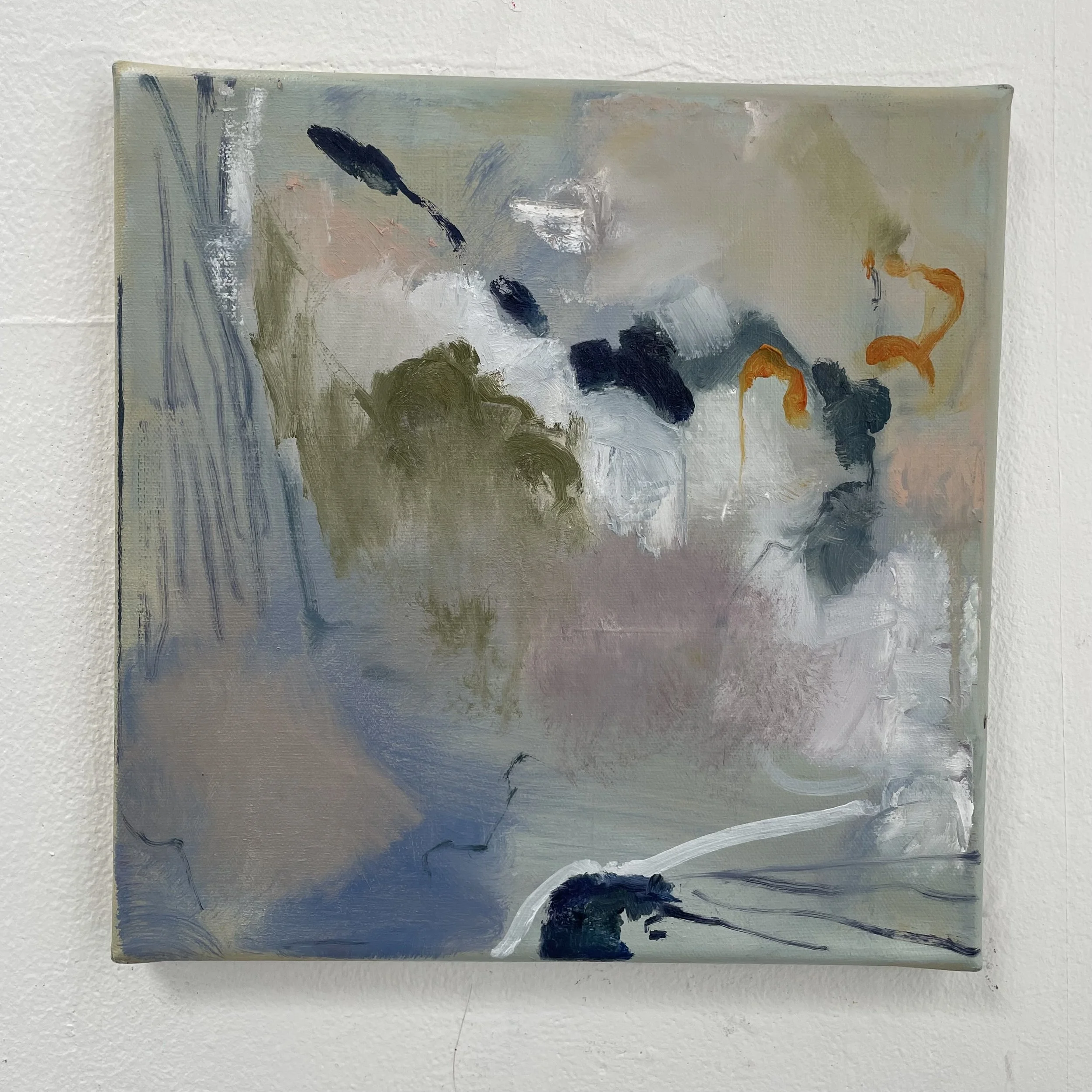 Up on the hill 2, oil on canvas, 30x30cm