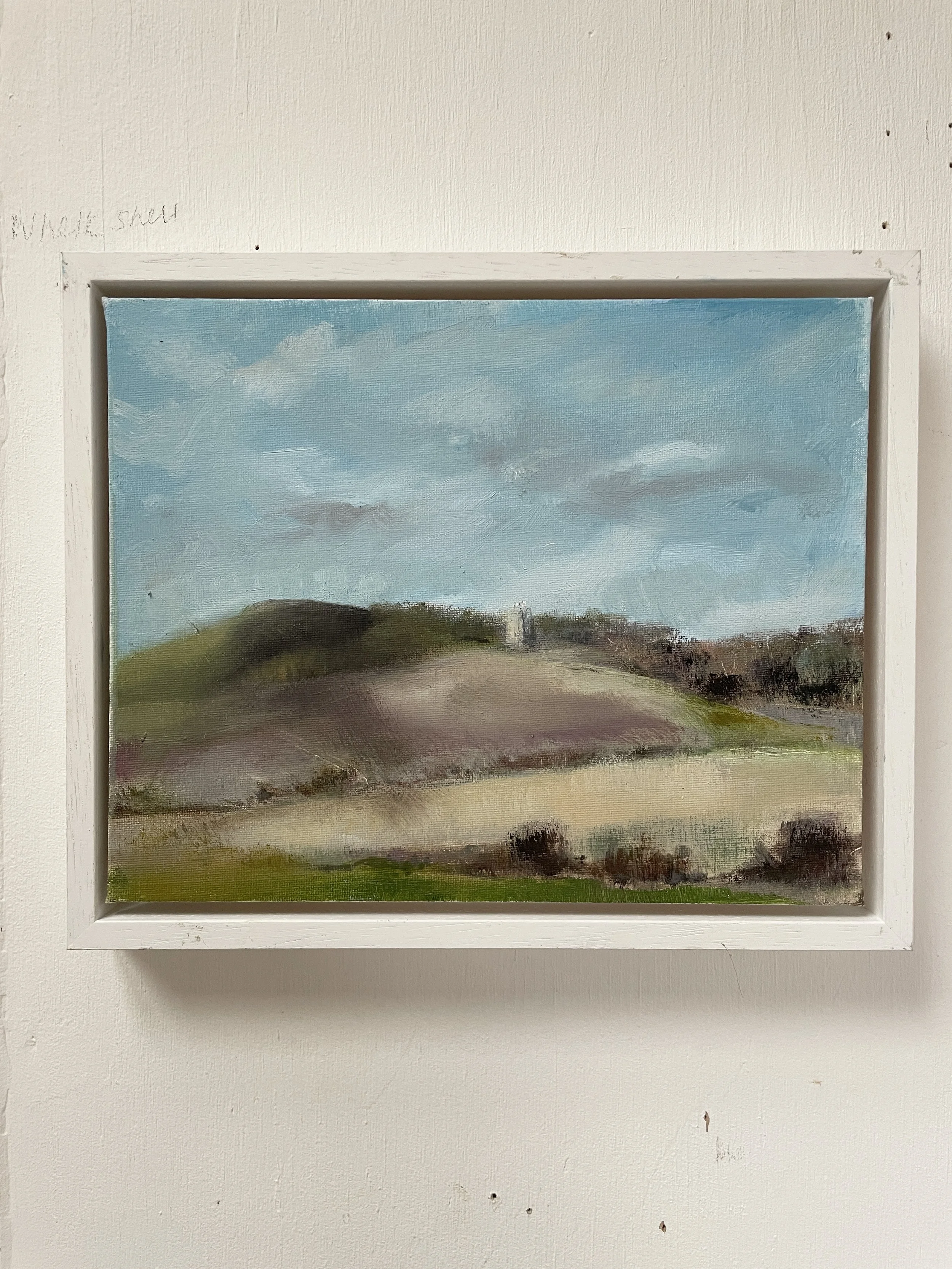 Gamekeepers Tower oil on board framed 20x25cm (was £200) now £120