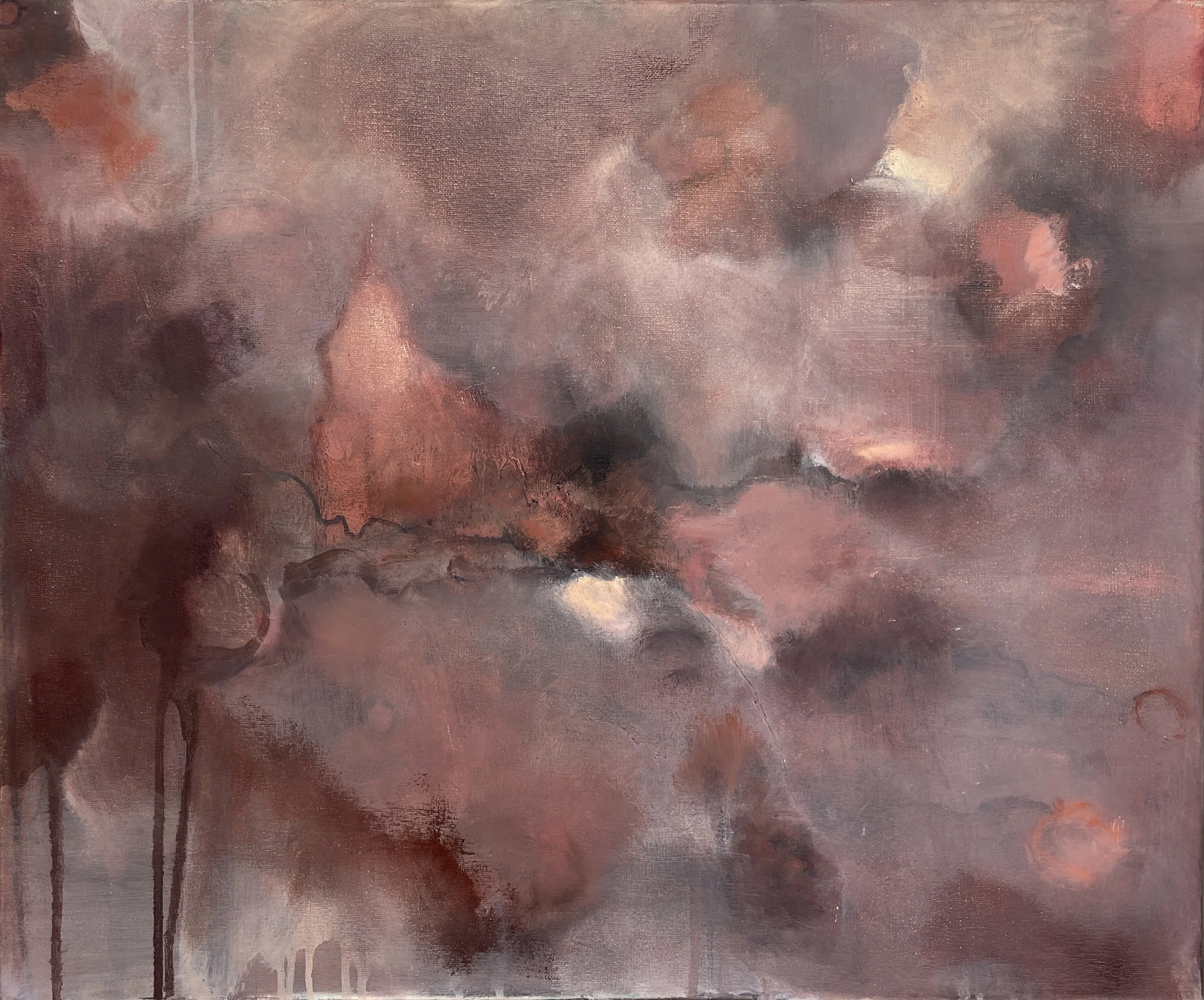 Nebula, oil on canvas, 40x50cm framed