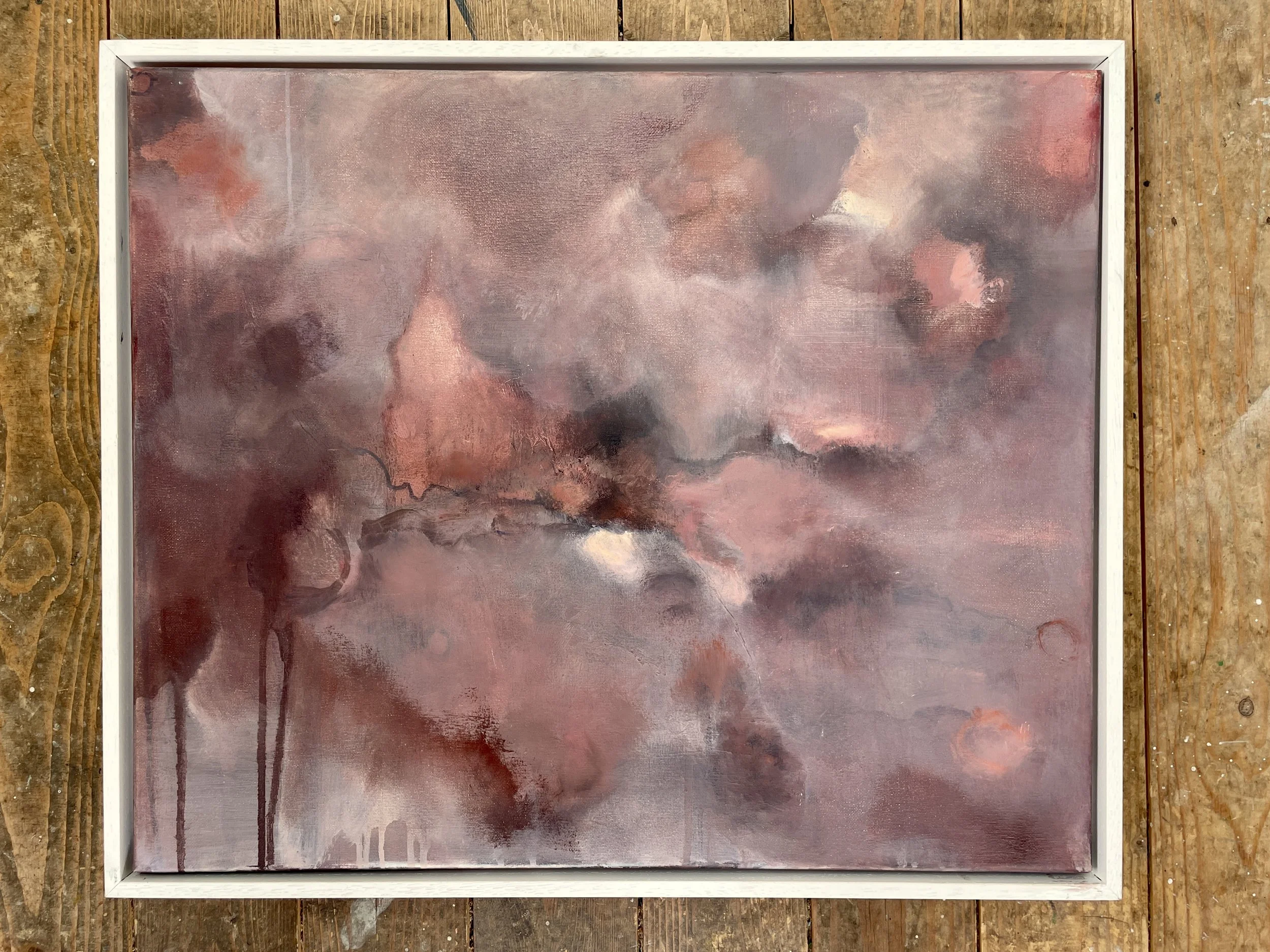 Nebula, oil on canvas, 40x50cm framed