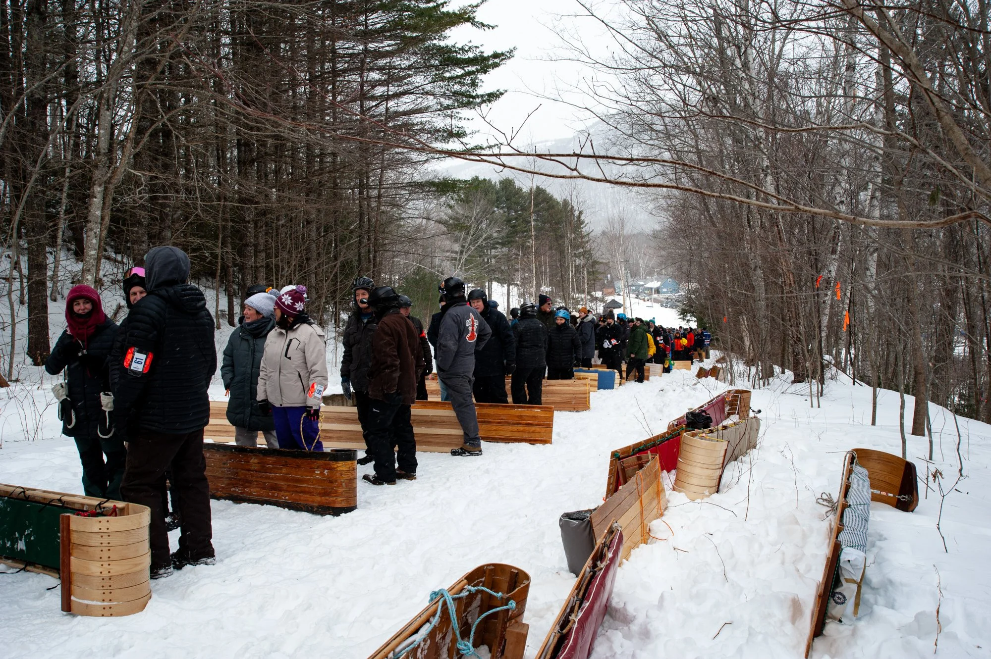The line at the top @ Toboggan Nationals, Feb 7, 2026