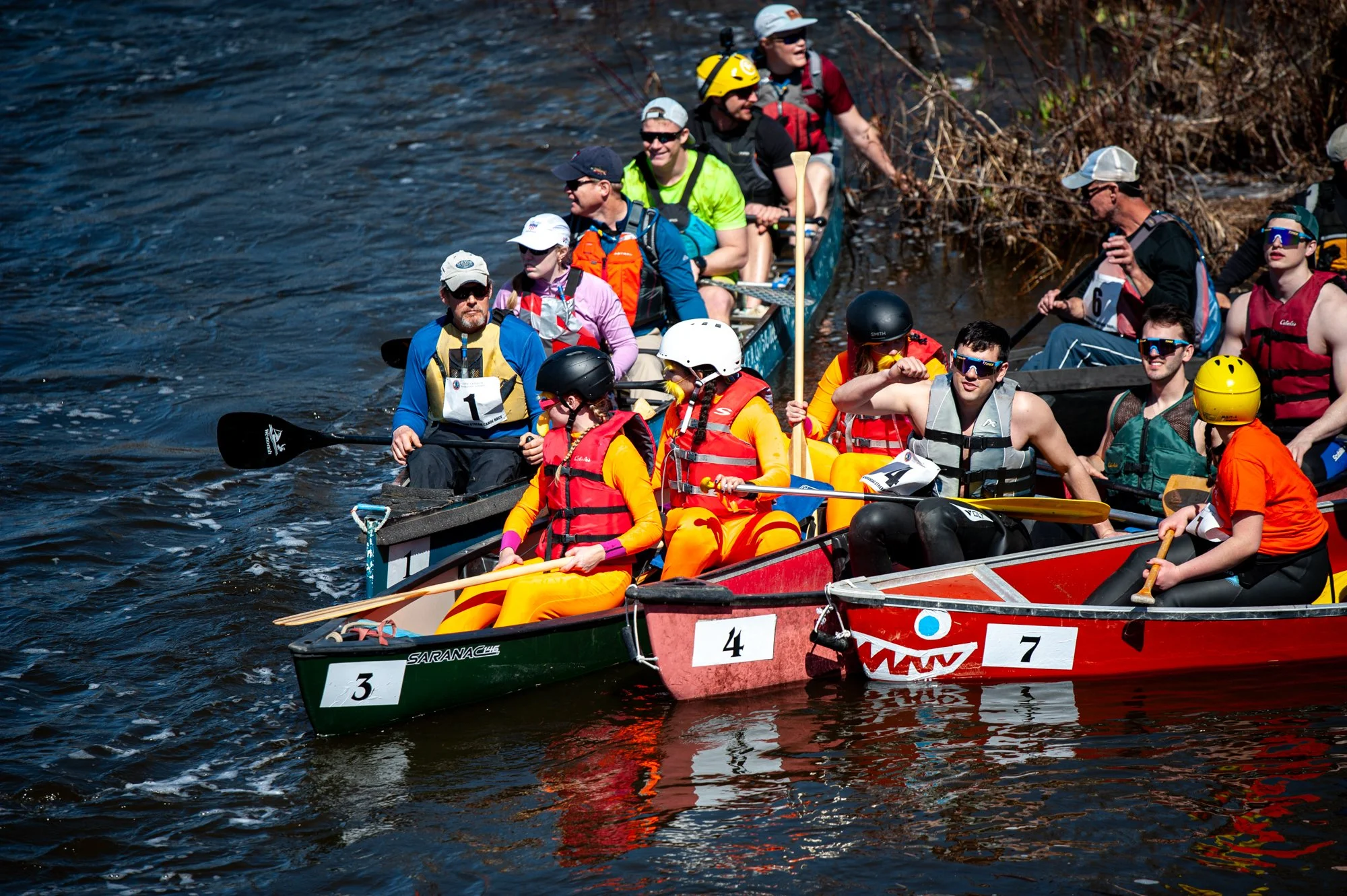 Ready and waiting @ Kenduskeag Stream Canoe Race, April 18, 2026