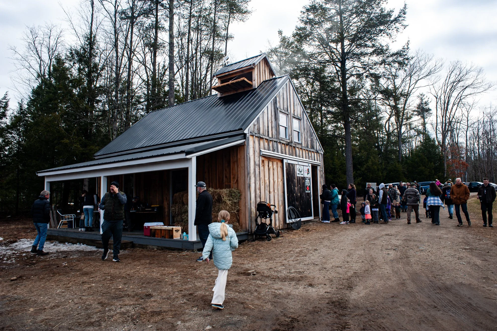 The sugarhouse @ Crooked Brook Farm, March 22, 2026