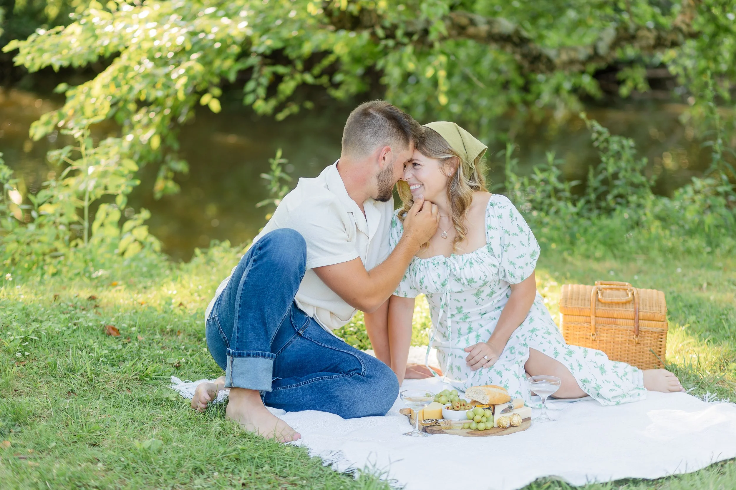 By the Creek Date Night Styled Shoot