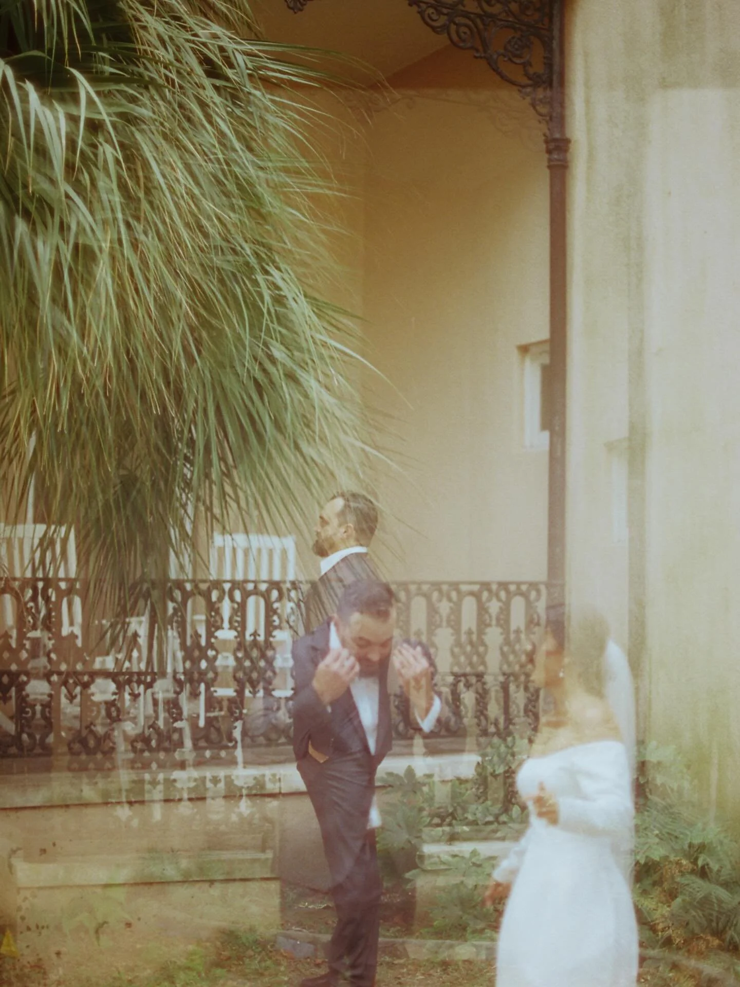 that one time in 2024 when my film perfectly double exposed during a first look 😭🫶