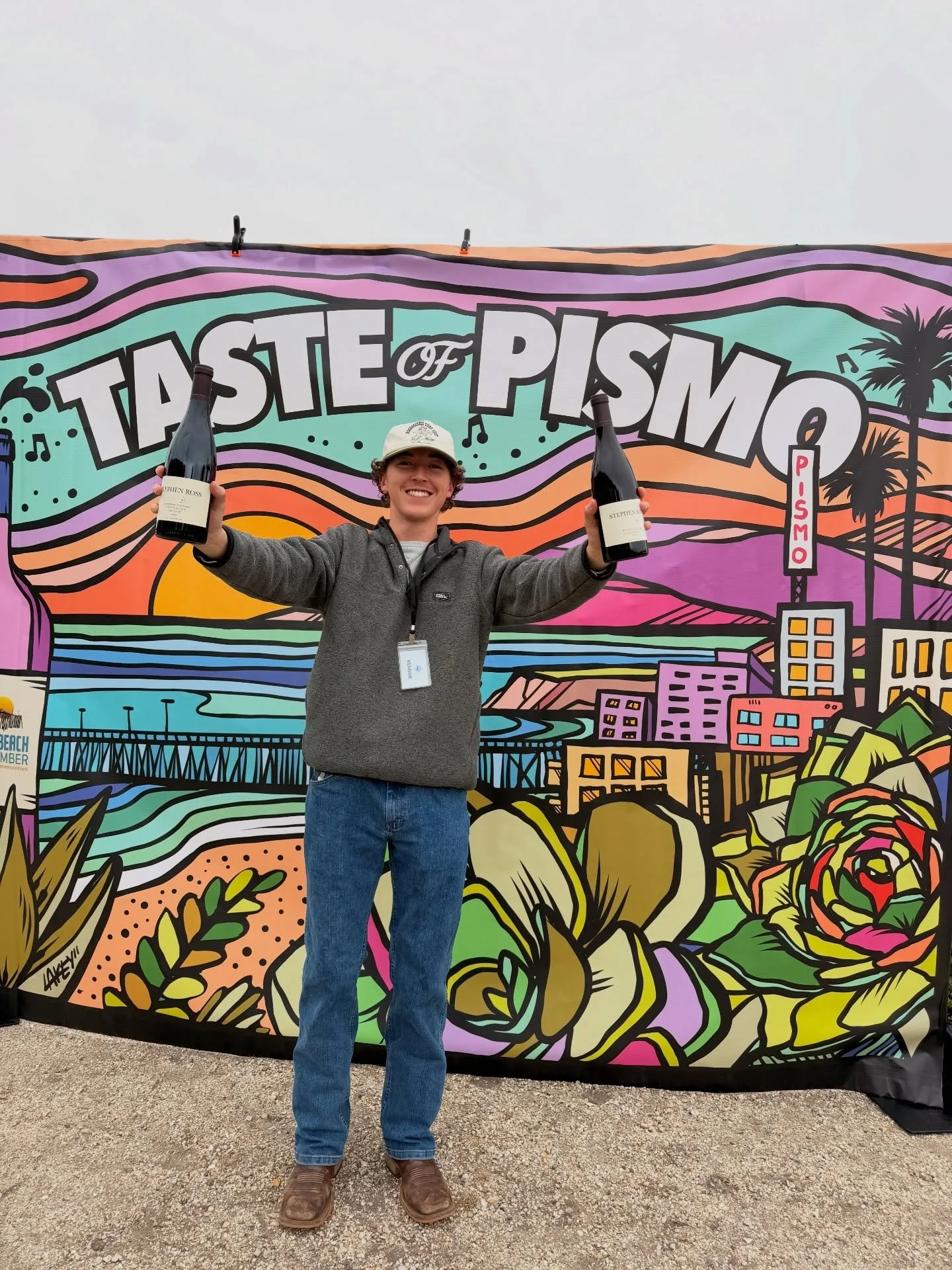 Caden had a blast pouring at the 21st Annual Taste of Pismo last weekend! Thank you to @pismobeachca &amp; @pismochamber for such a great event and to everyone who showed up rain or shine! ☔️🥂

Click the link in our bio to see what other fun events 