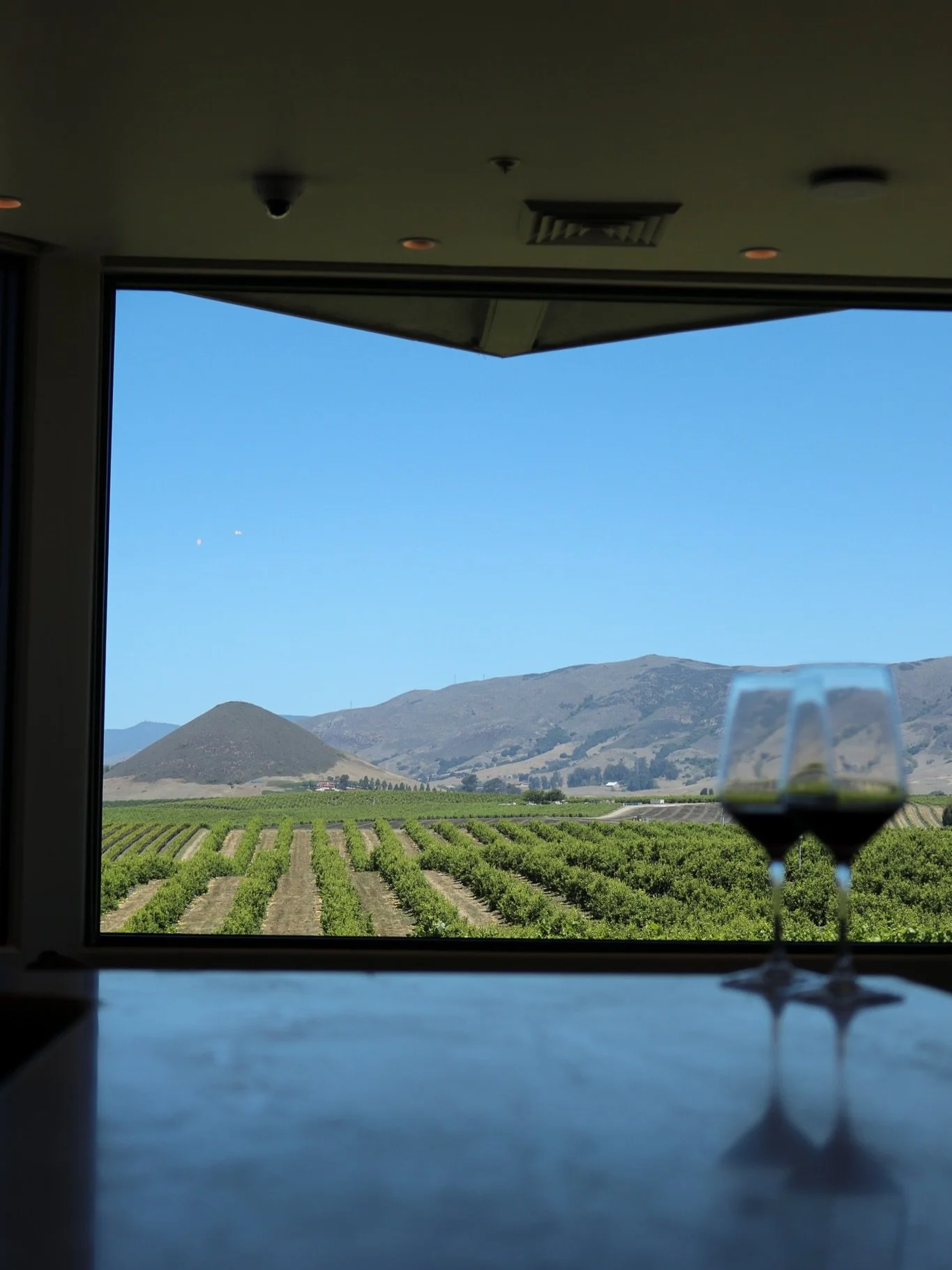 A glass or two of wine and a front-row seat to Islay Hill and the Seven Sisters ⛰️

Not a bad way to spend an afternoon
&bull;
&bull;
&bull;
#winetasting #drinkswithaview #winecountry #slocal #slocoastwine